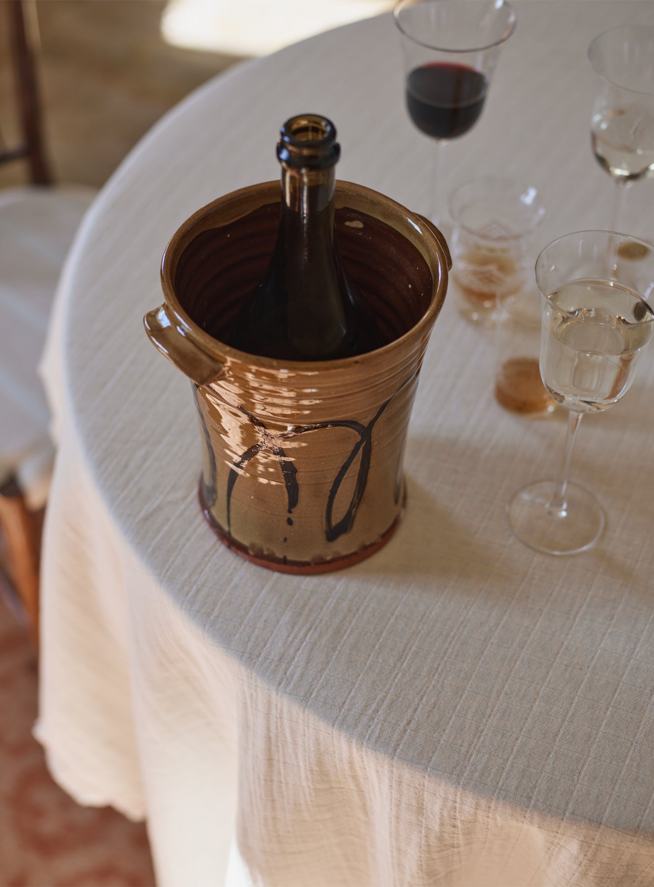 【自作041】3way-VCC-Retro Modern Craft Handmade Terracotta Wine Cooler – Rowen & Wren