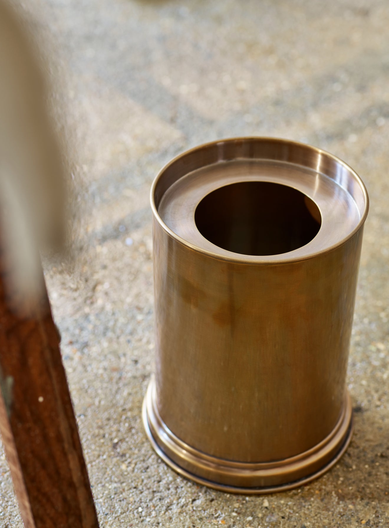 Bilton Bathroom Bin, Antique Brass Rowen & Wren