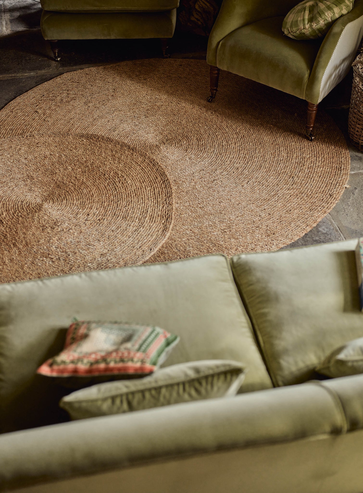 Large Juste Rug Large Round Jute Rug | Rowen & Wren