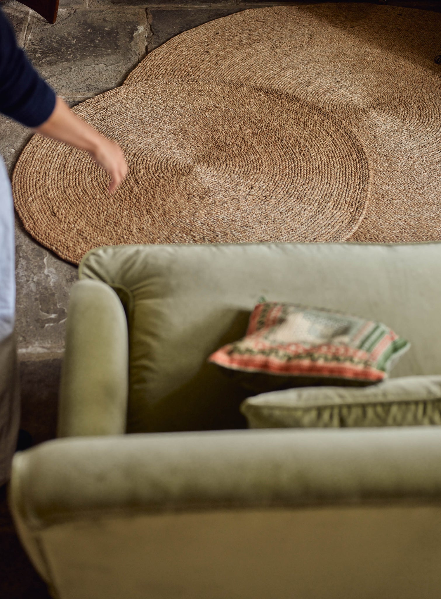 Round Jute Rug, Small | Rowen & Wren