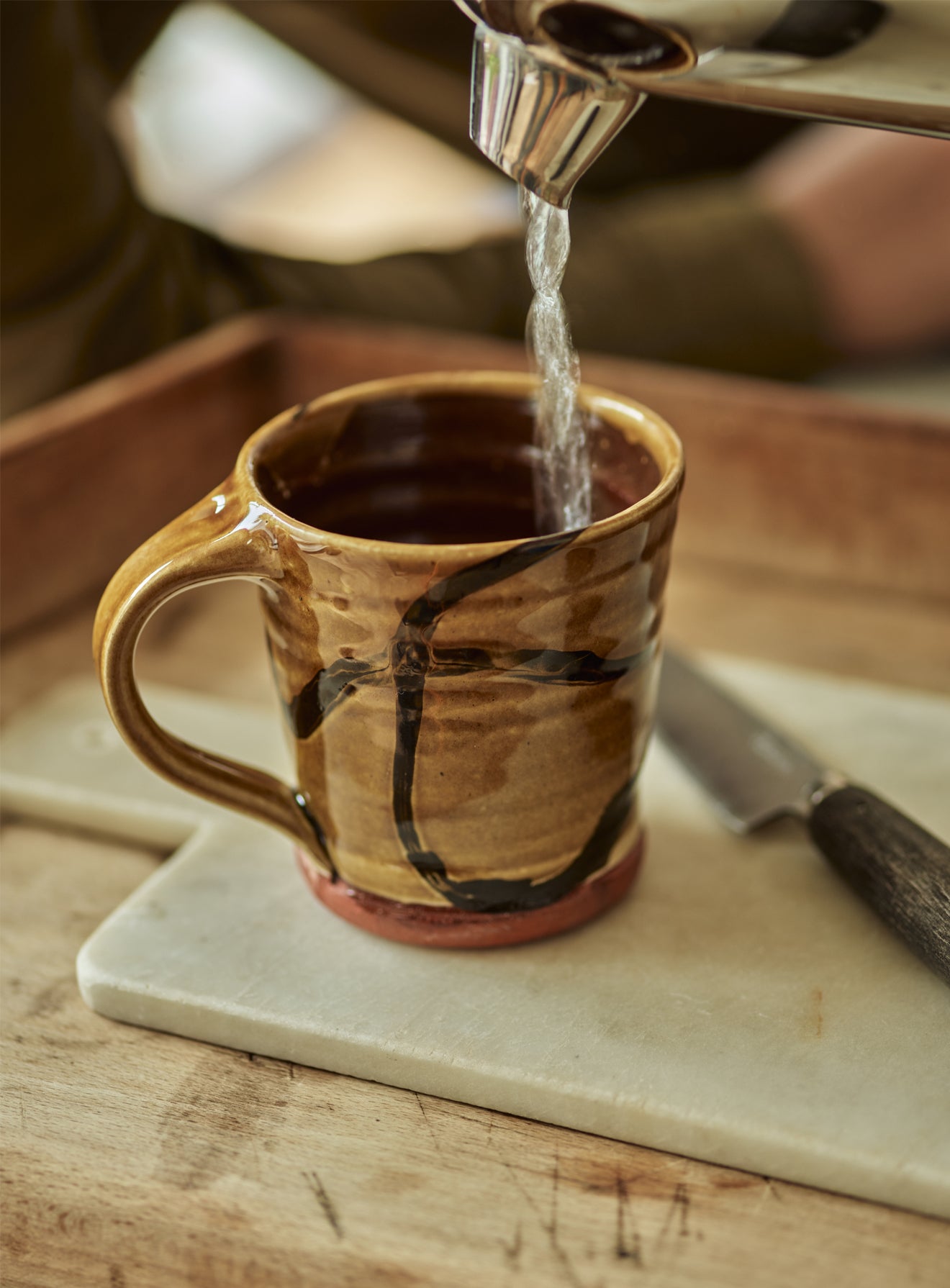 Handmade Terracotta Tea Mug | Rowen & Wren
