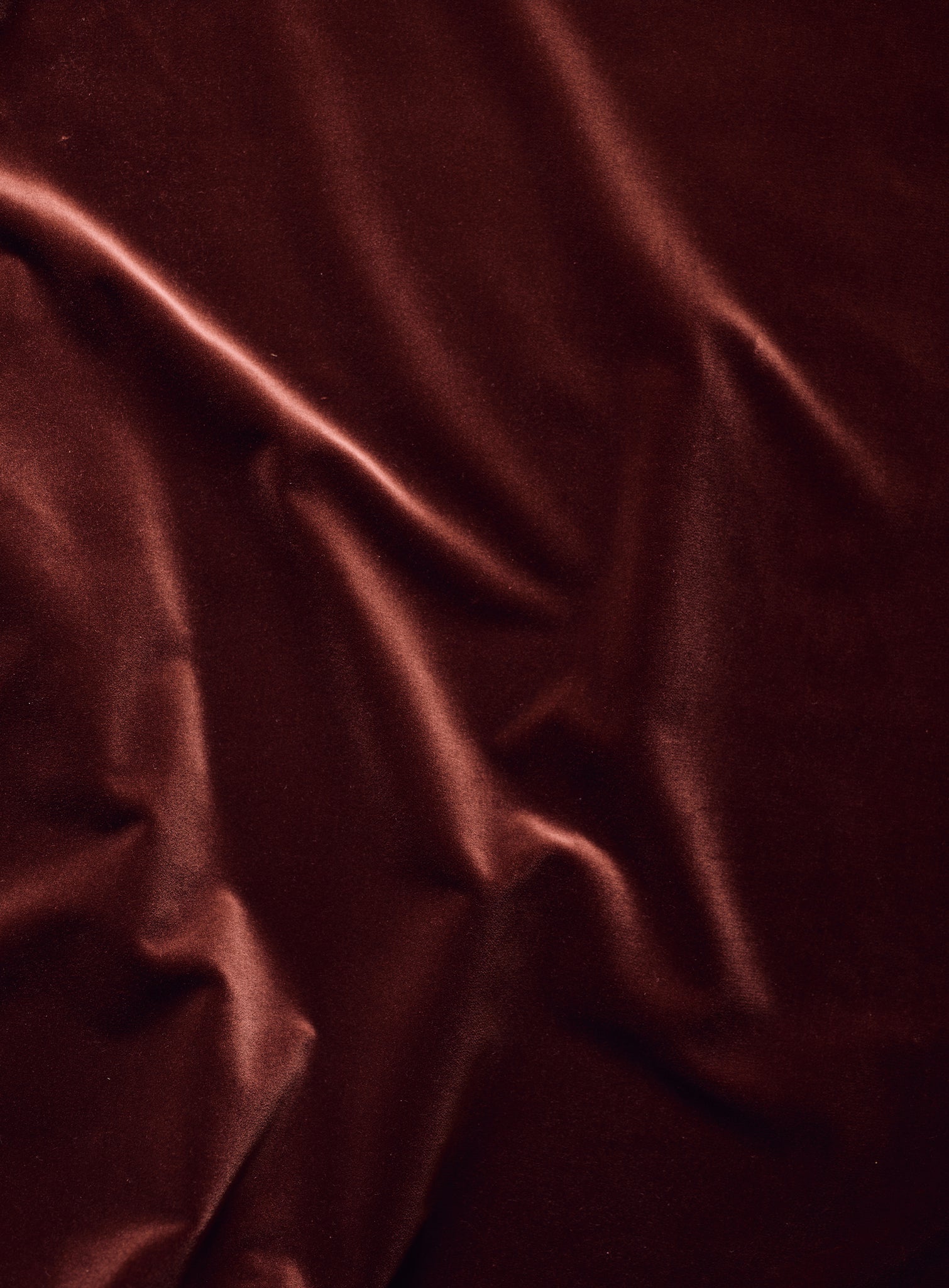 Elbert Ottoman, Rust Velvet