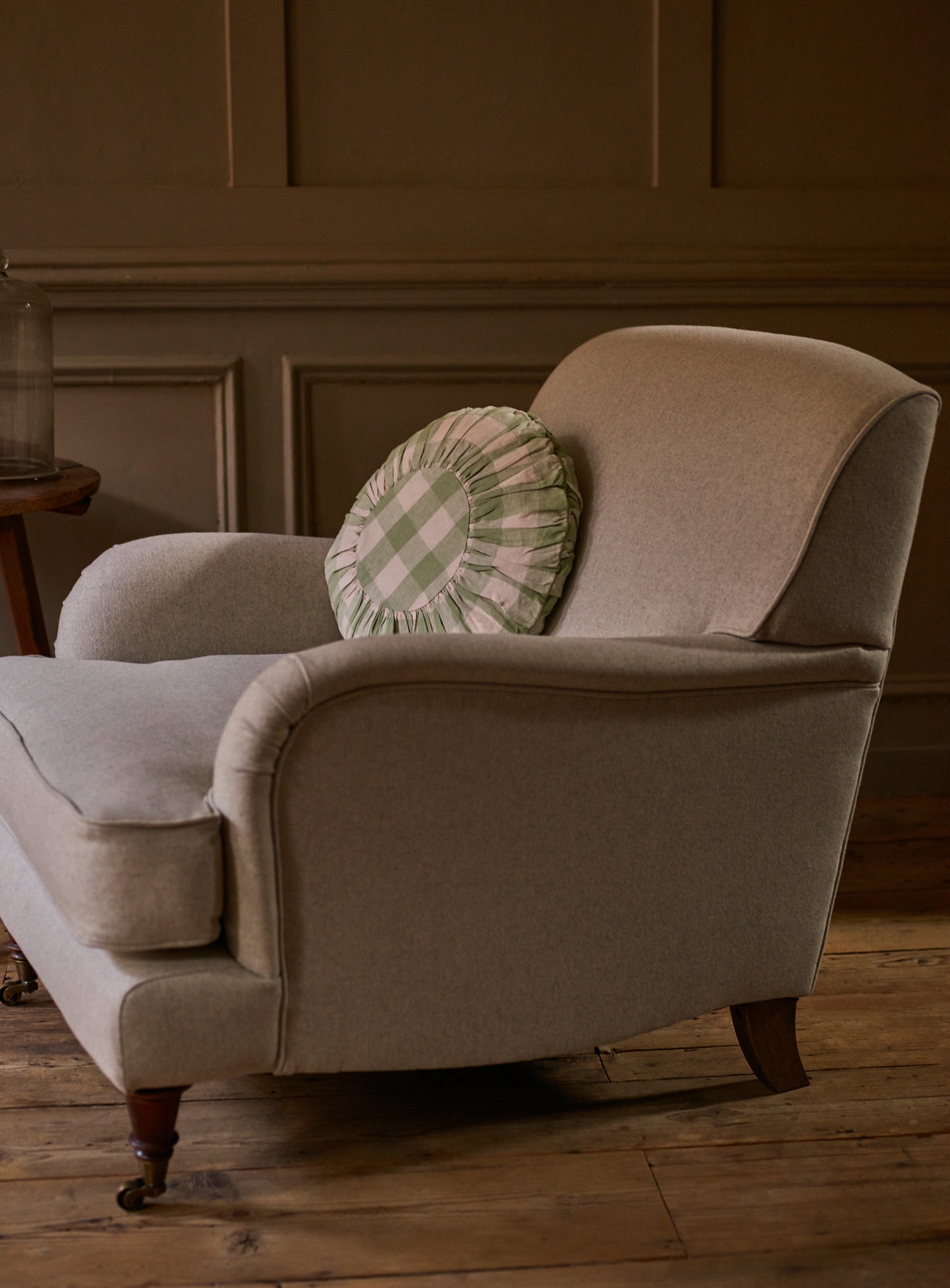 Abington Armchair, Heritage Green Stripe