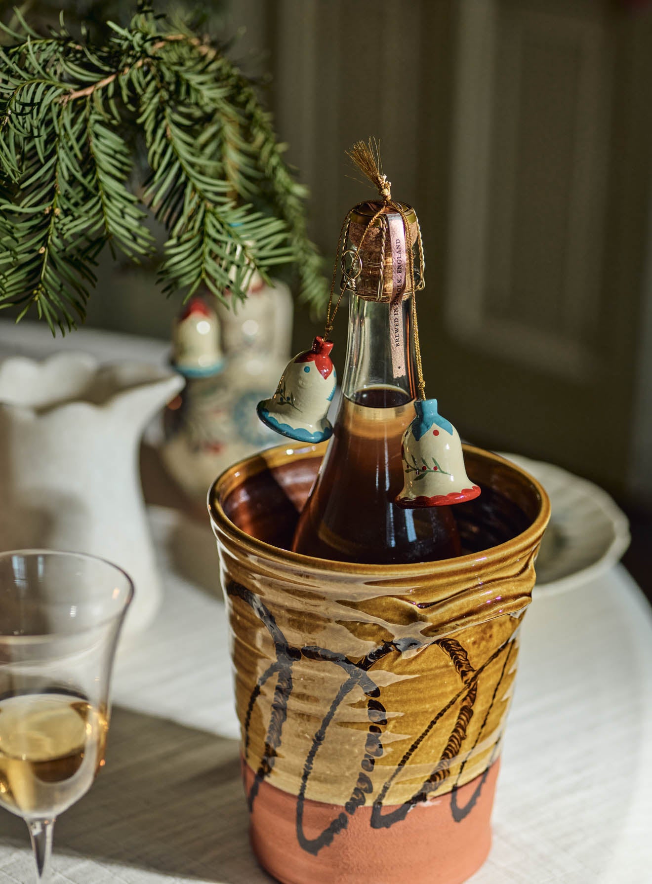 Hand Painted Bell Decorations Set