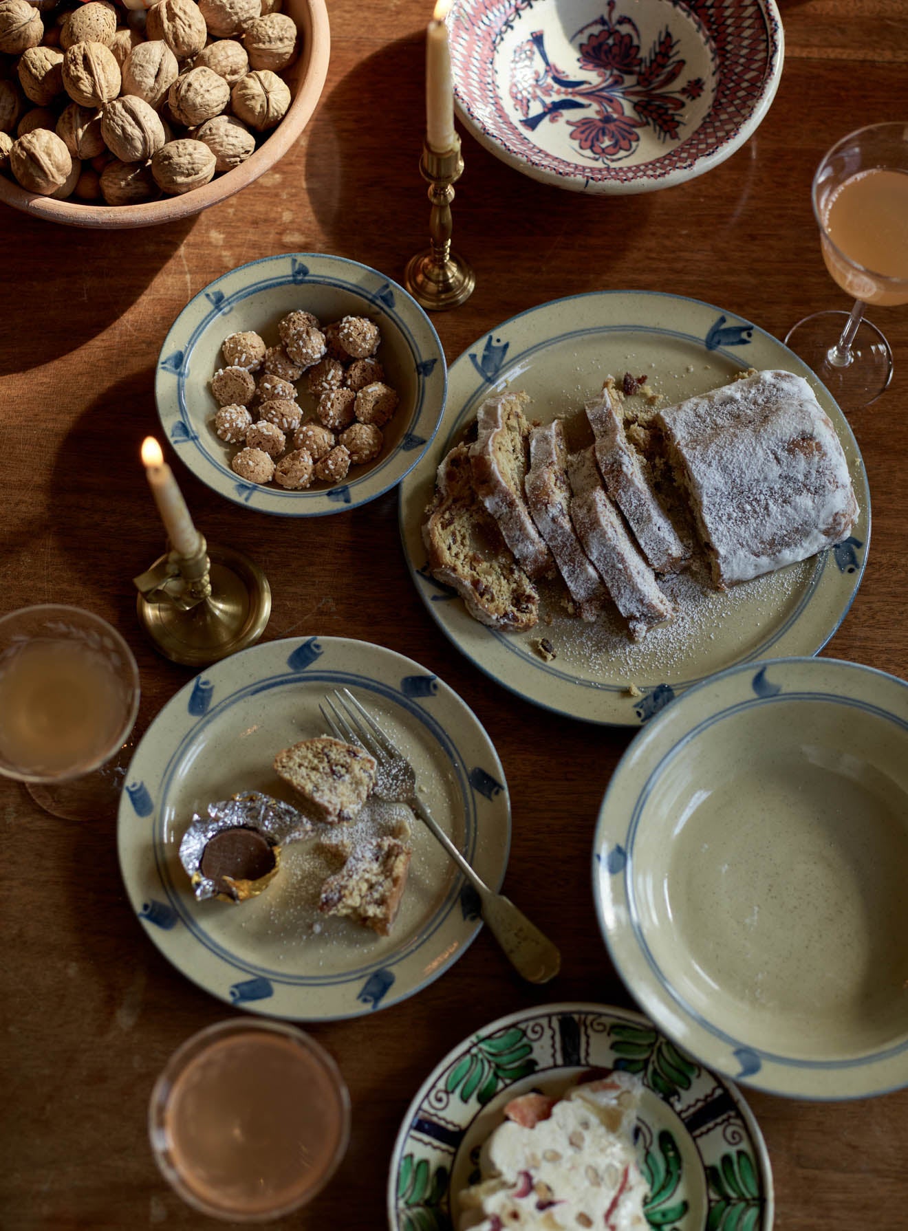 Inky Painted Side Plate