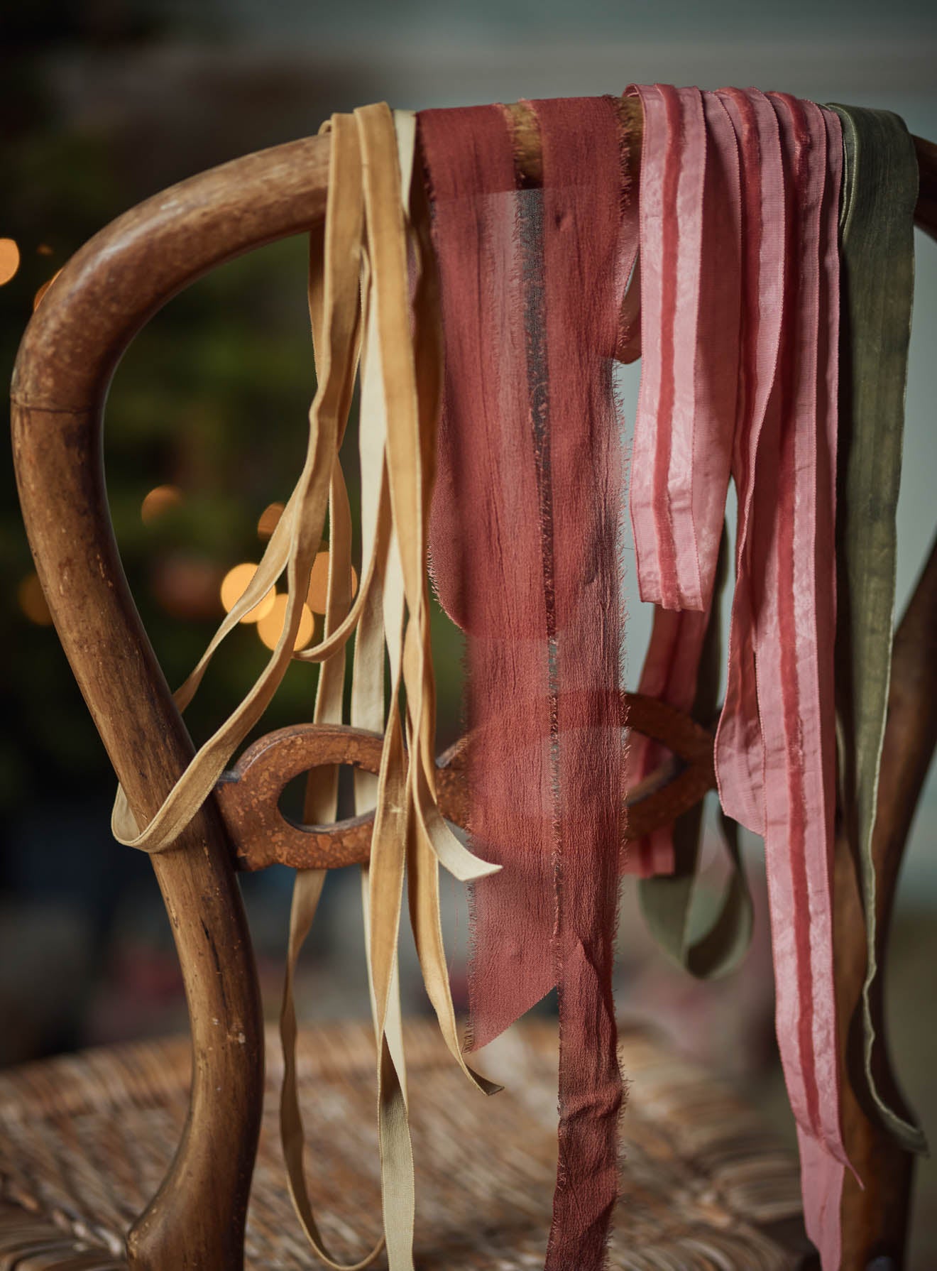 Satin Ribbon, Currant Red