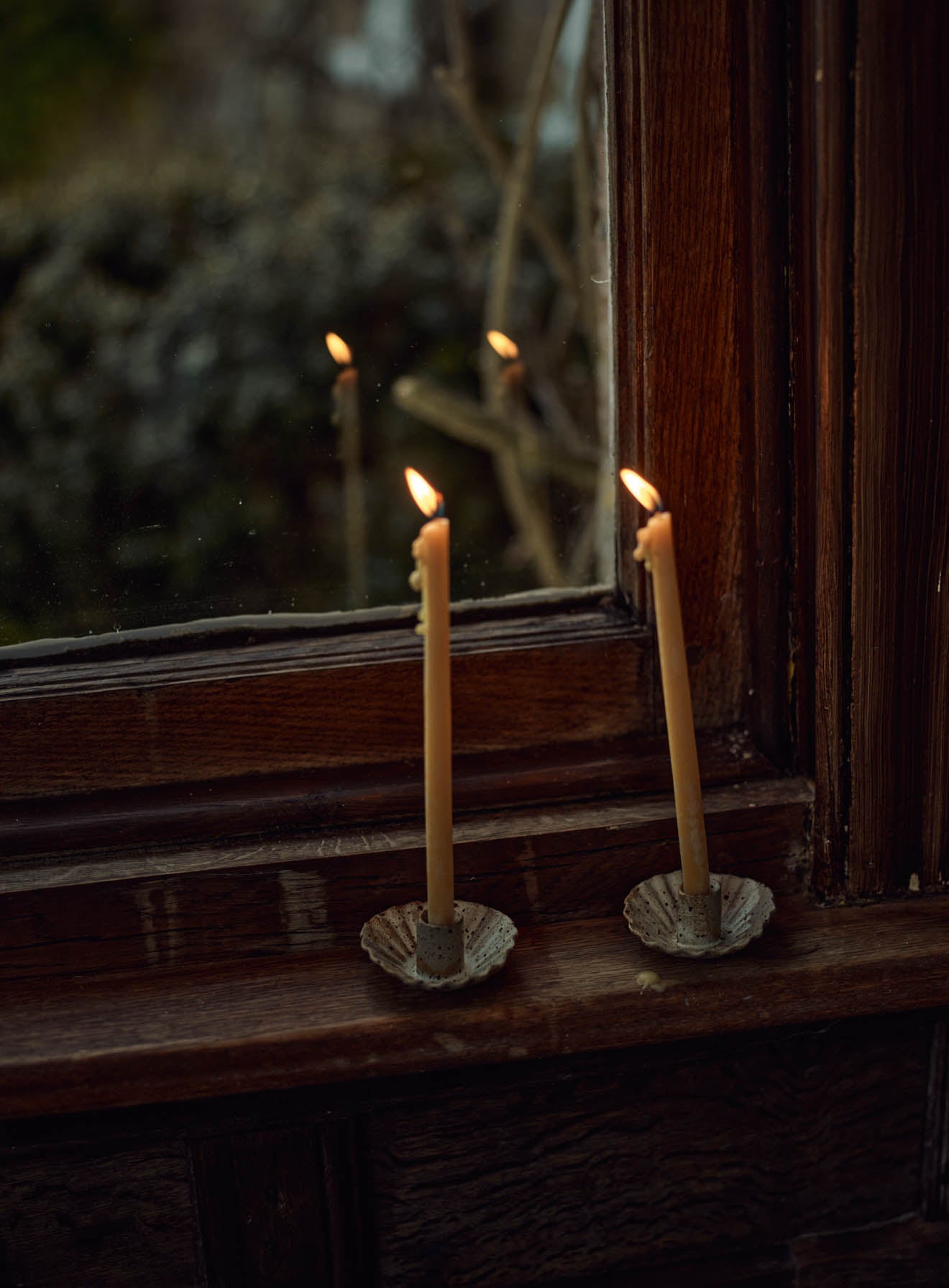 Florence Scalloped Candle Holder