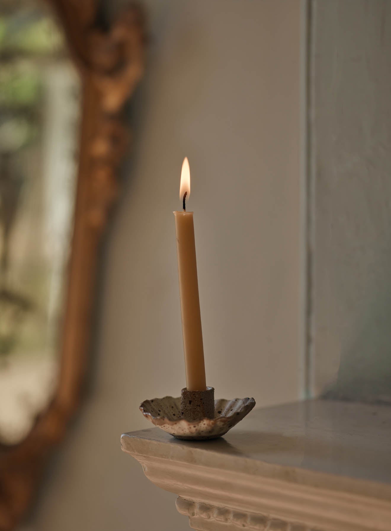 Beeswax Candles Slim Set Four