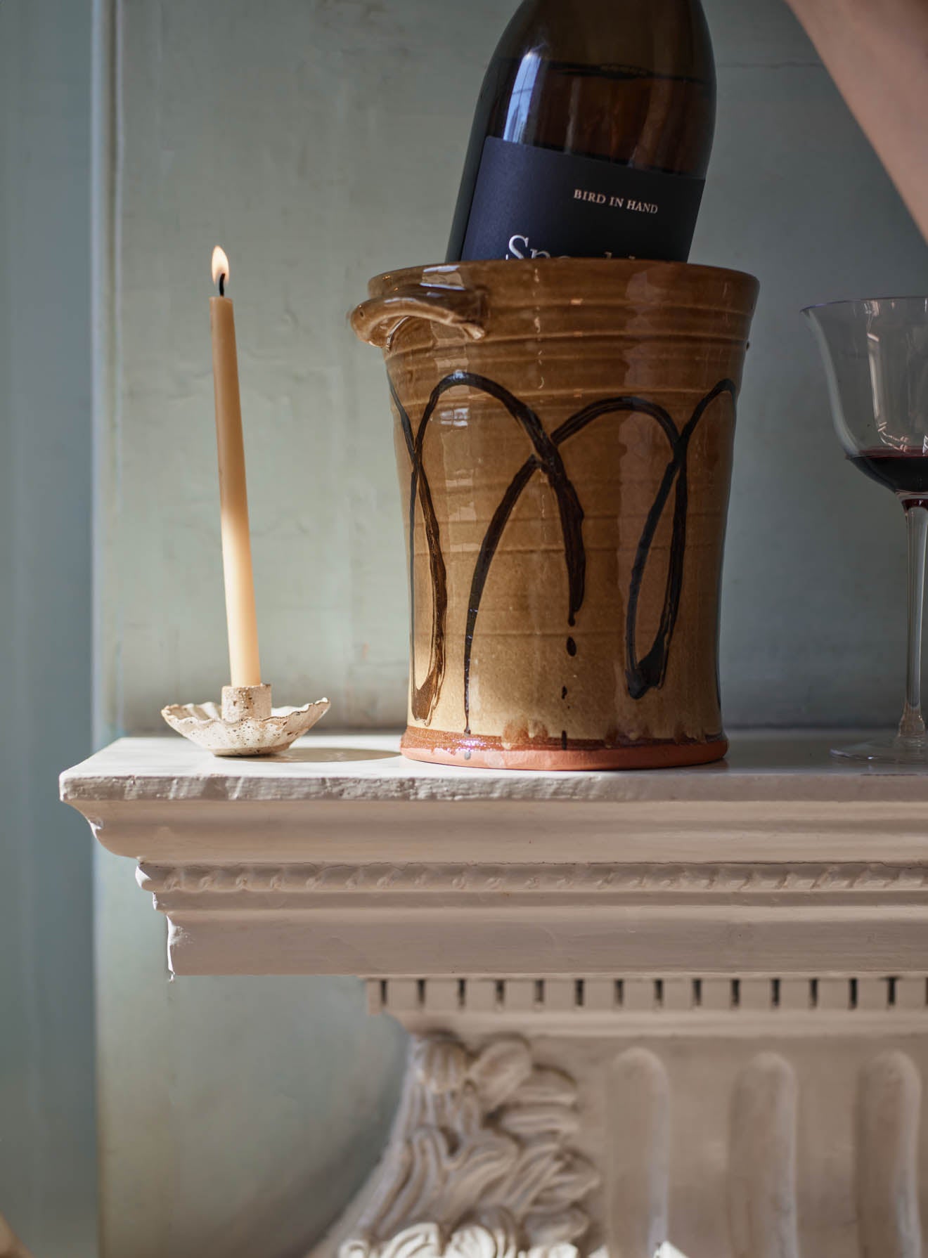 Florence Scalloped Candle Holder