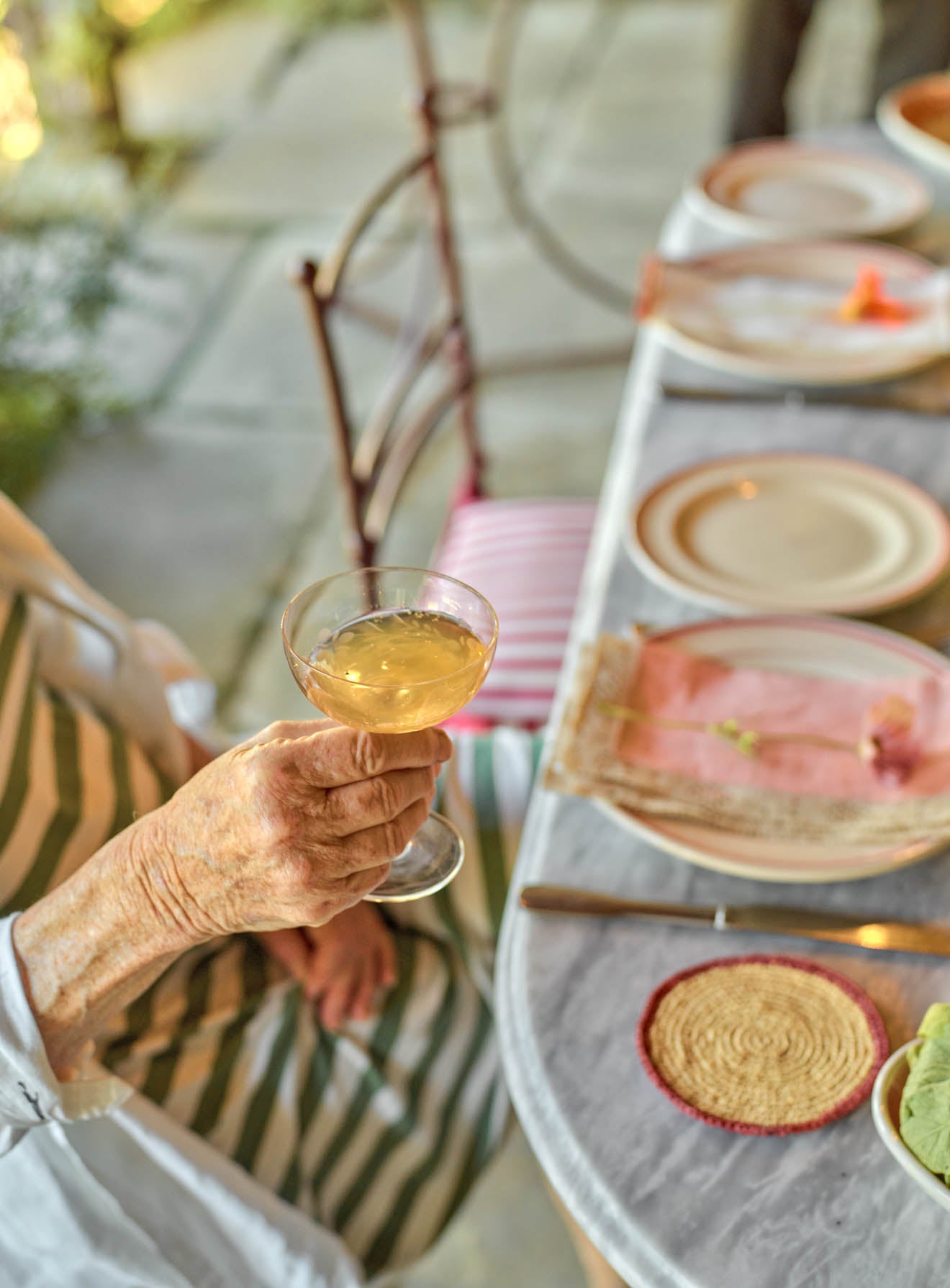 Dillie Champagne Saucers Set Four