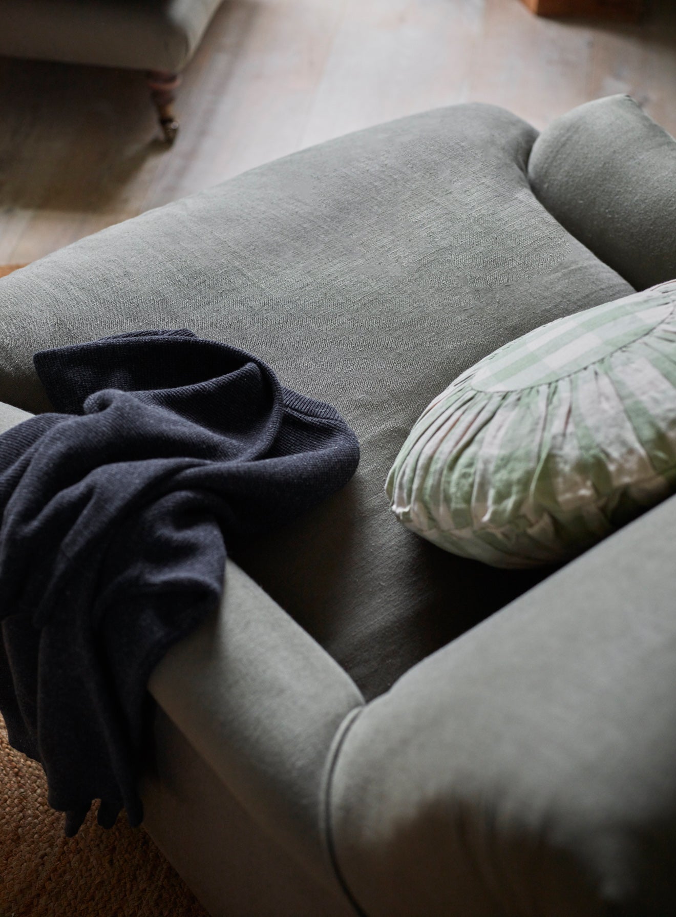 Remy Armchair, Heritage Ochre Stripe