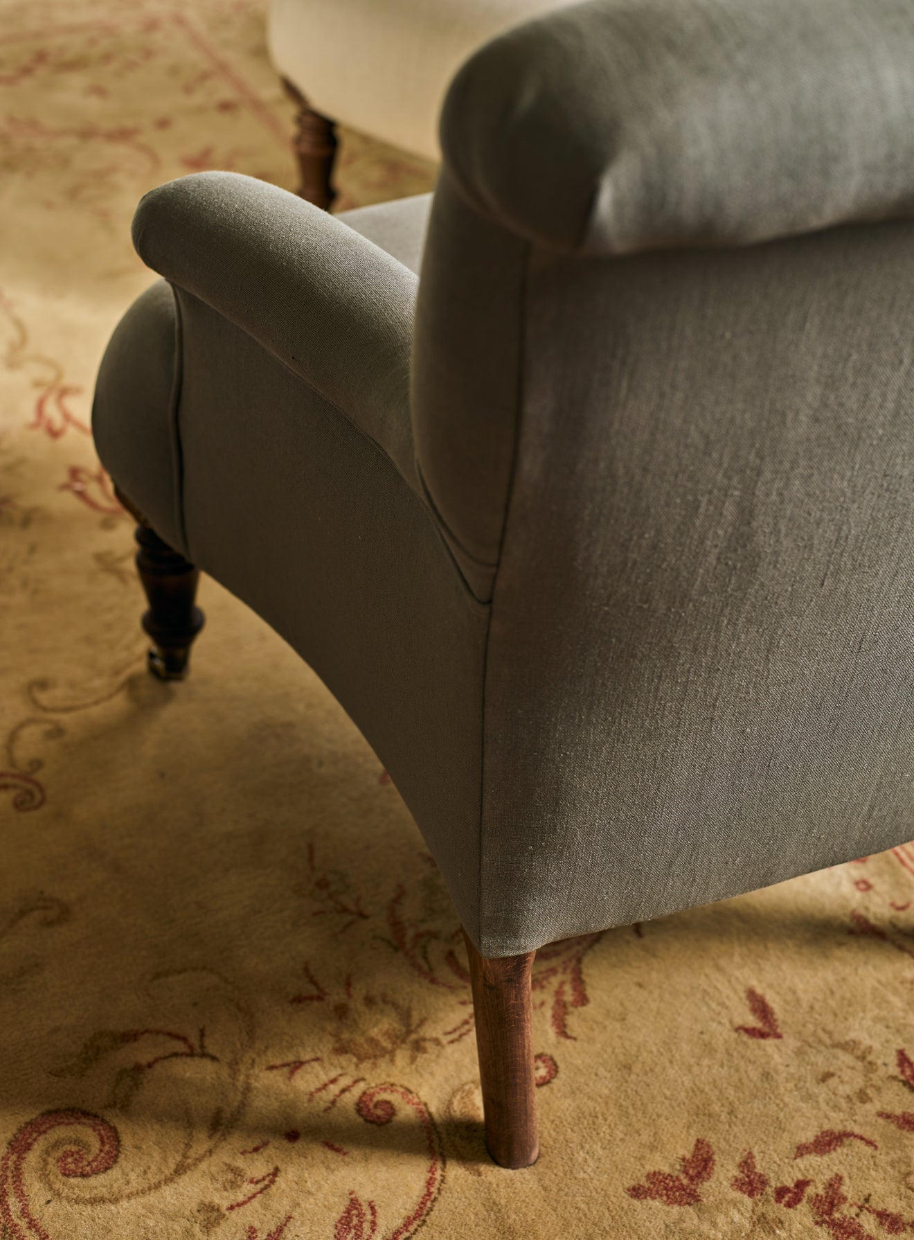 Finley Armchair, Flax Linen