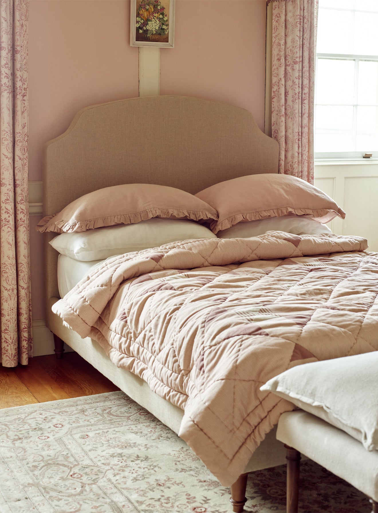 Sloane Bed, Slate Grey Velvet