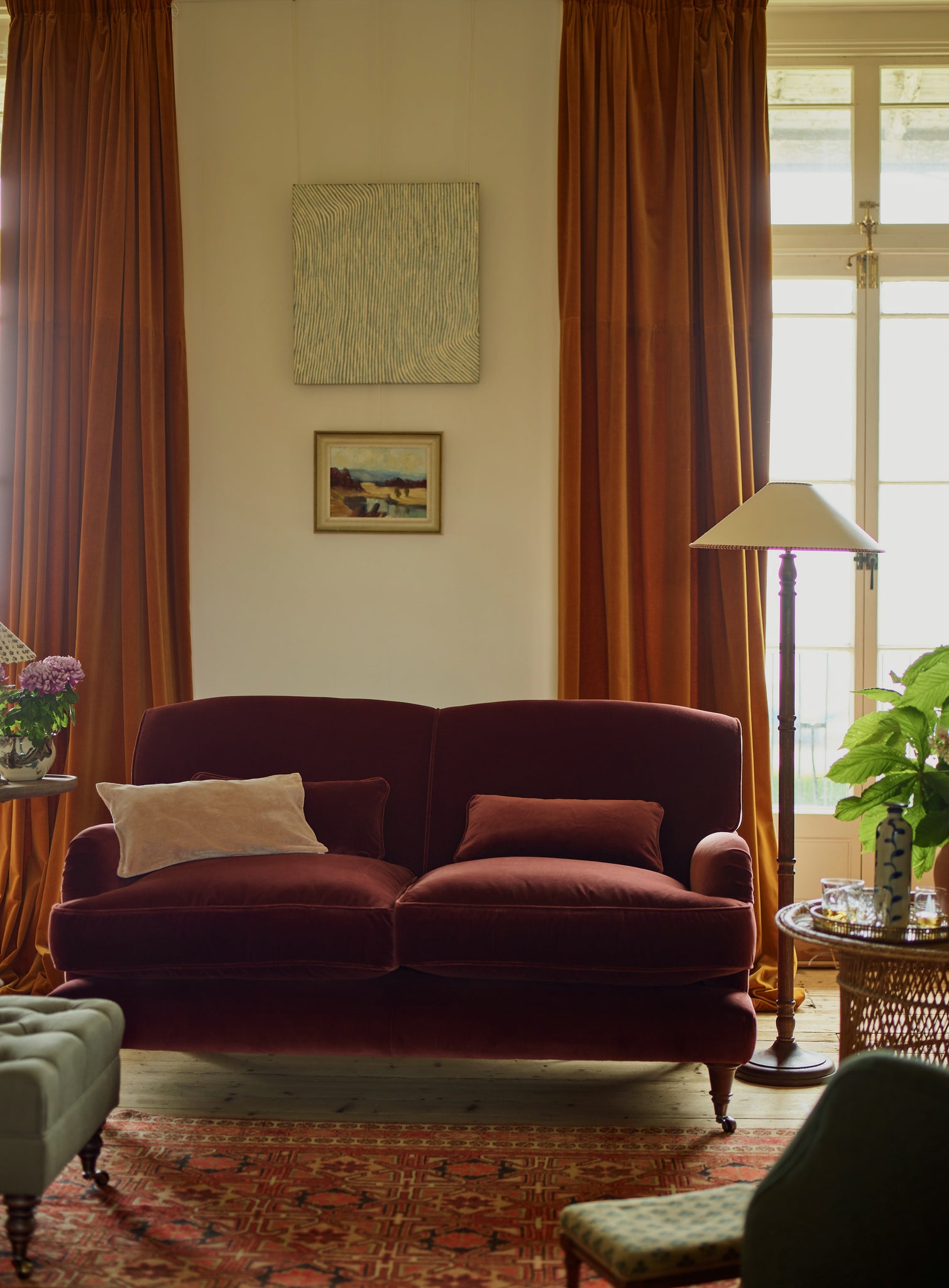 Cotton Velvet, Rust
