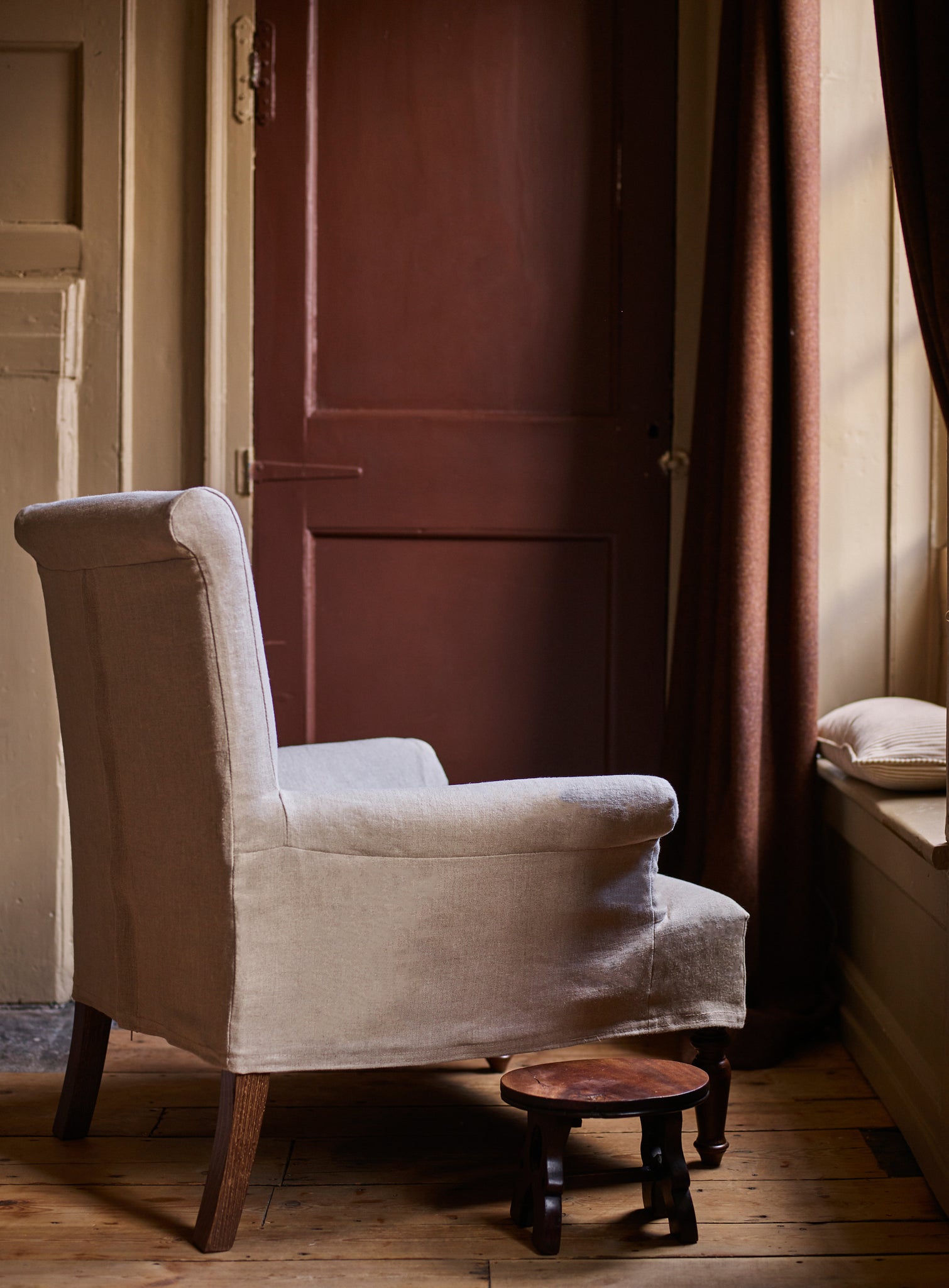 Wilford Armchair, Flax Linen