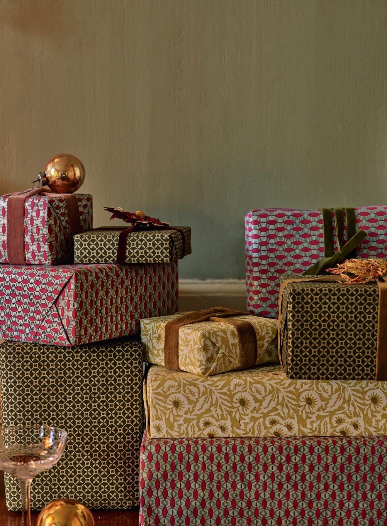 Handmade Wrapping Paper, Assorted, Set of Three