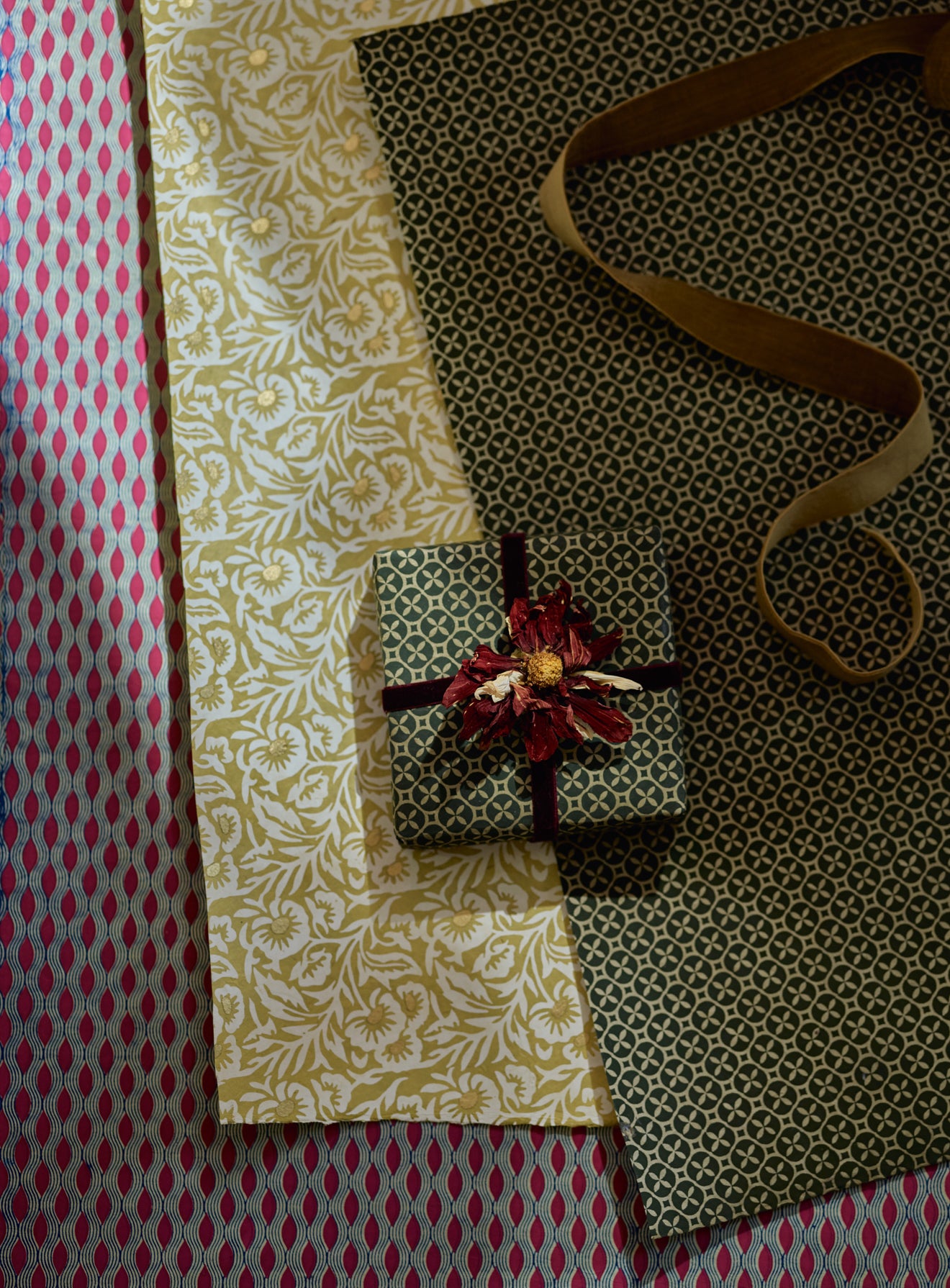 Handmade Wrapping Paper, Assorted, Set of Three