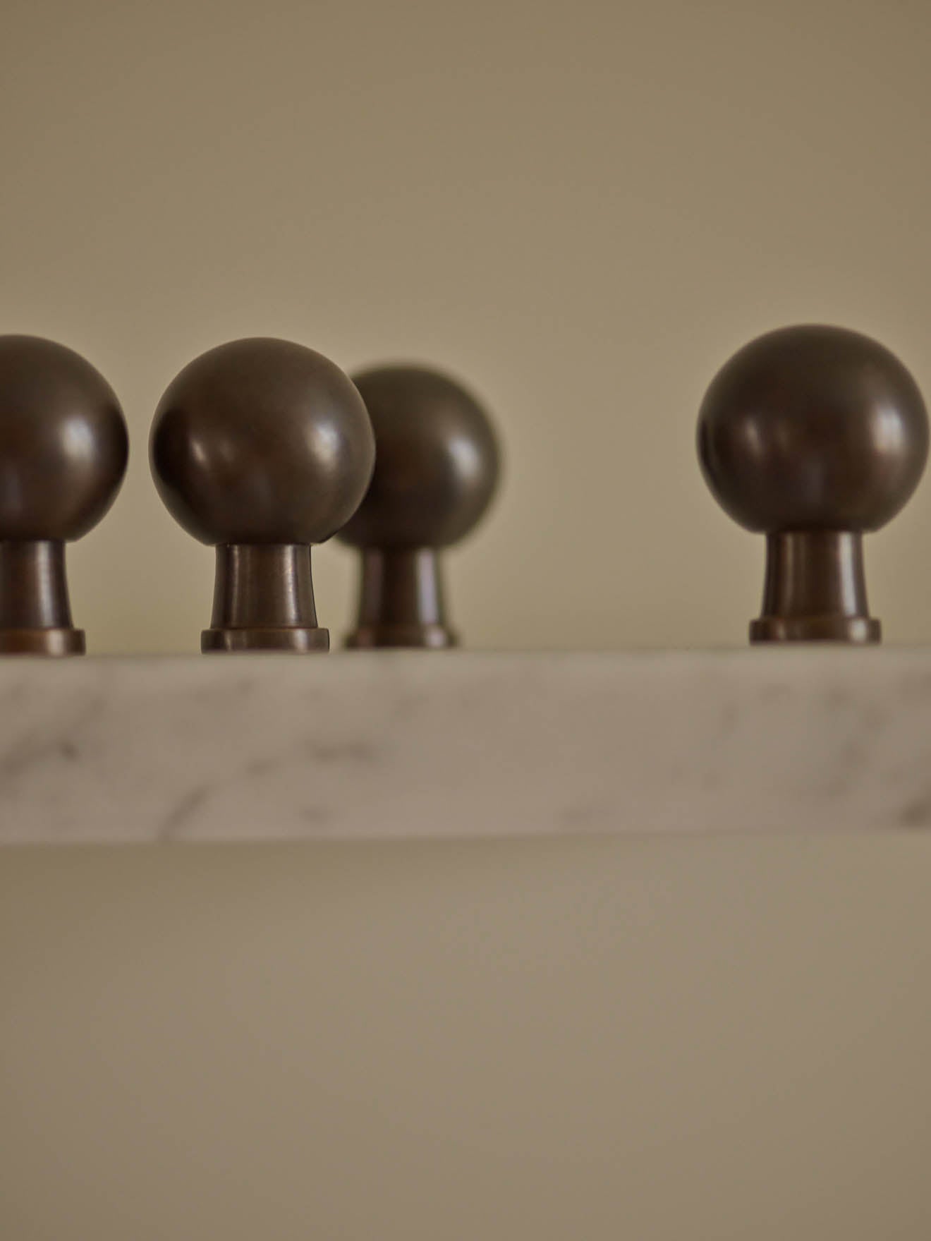 Grove Smooth Rounded Knob, Aged Bronze
