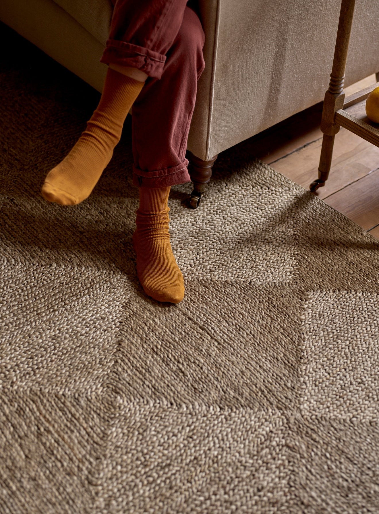 Large Jute Rug, Arushi | Rowen & Wren