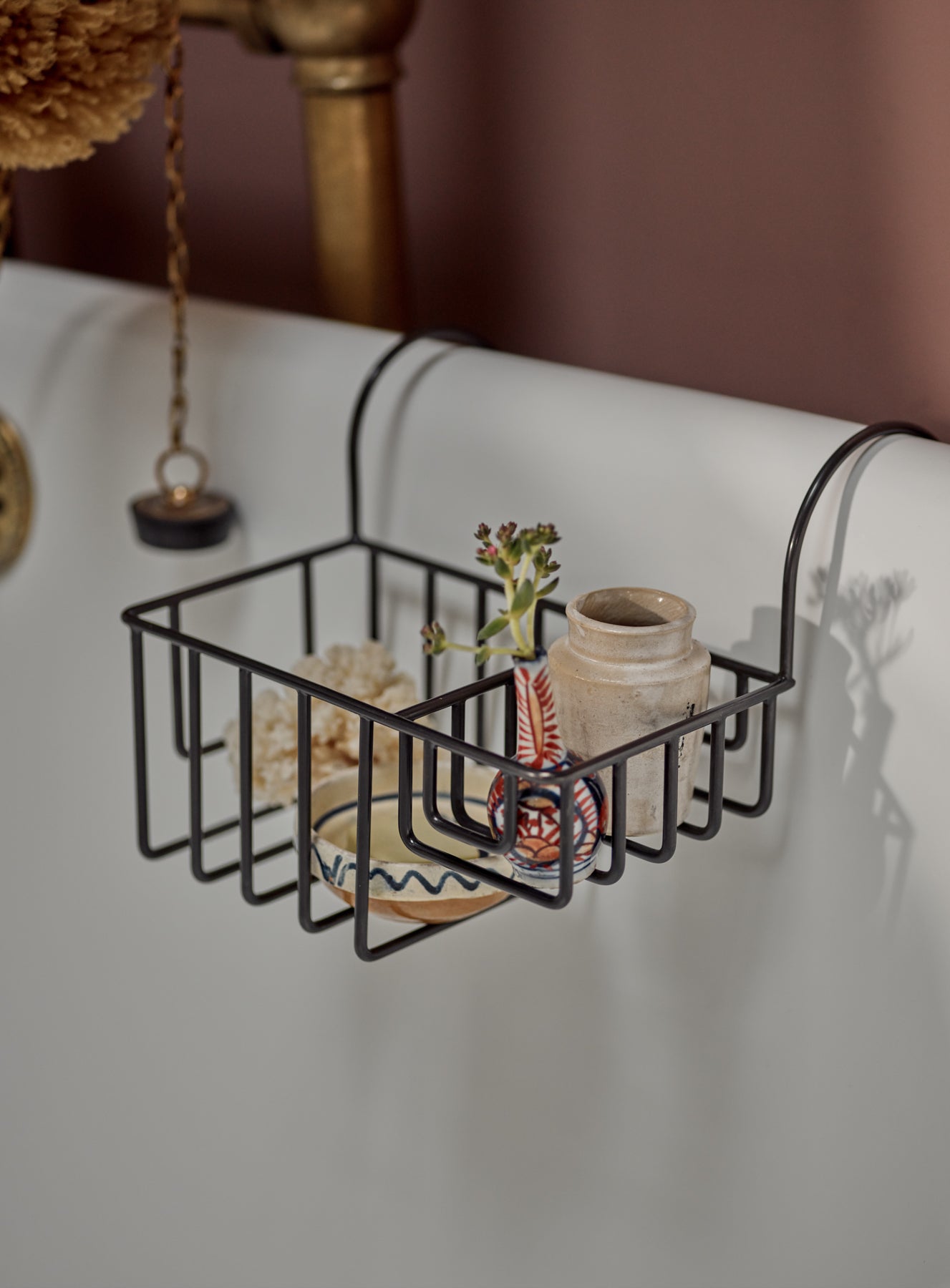 Bilton Bath Caddy Blackened Brass