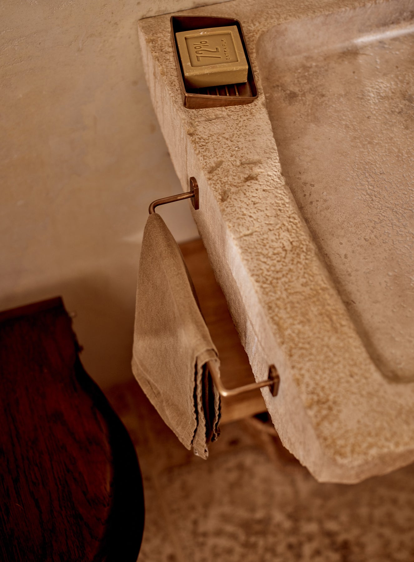 Bilton Towel Rail Antique Brass
