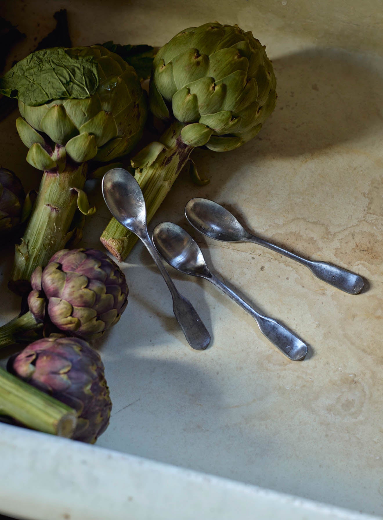 Vintage Satin Cutlery Dessert Spoon