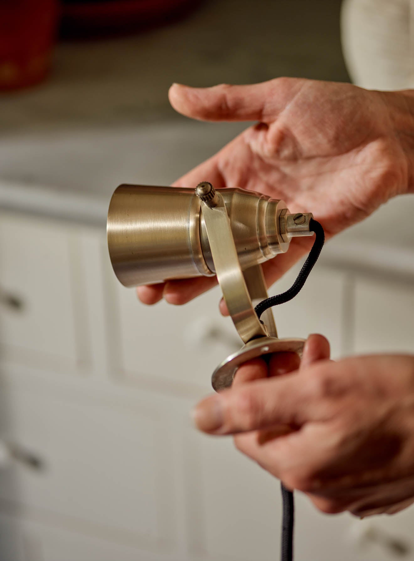 Edgar Spotlight, Antique Silver