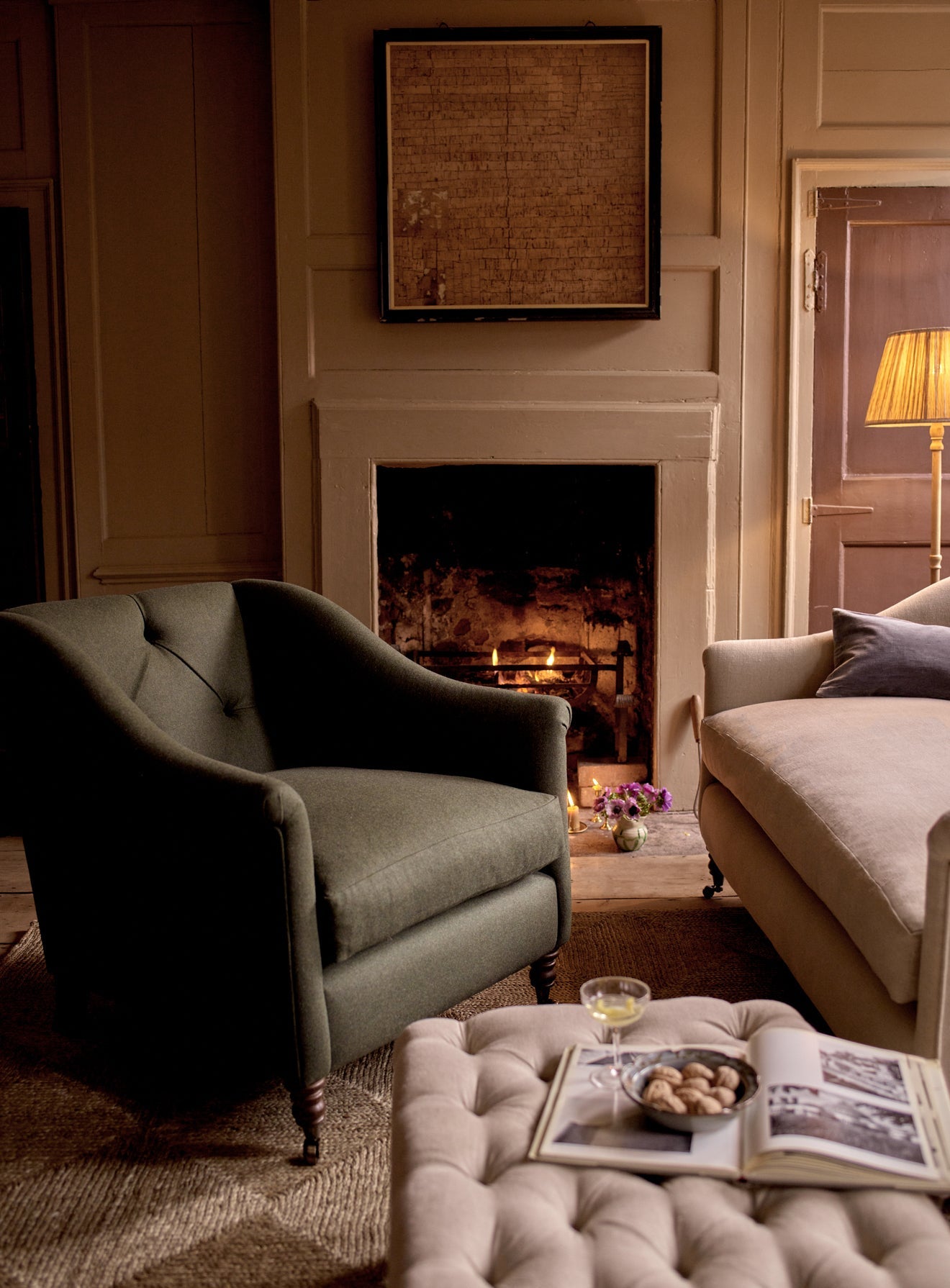Elbert Armchair, Soft Sage Cotton