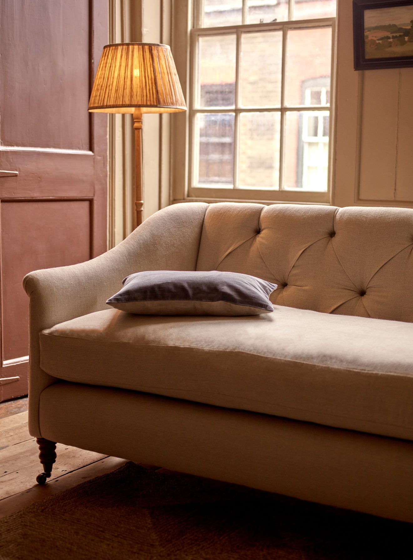 Elbert Sofa, Sage Velvet