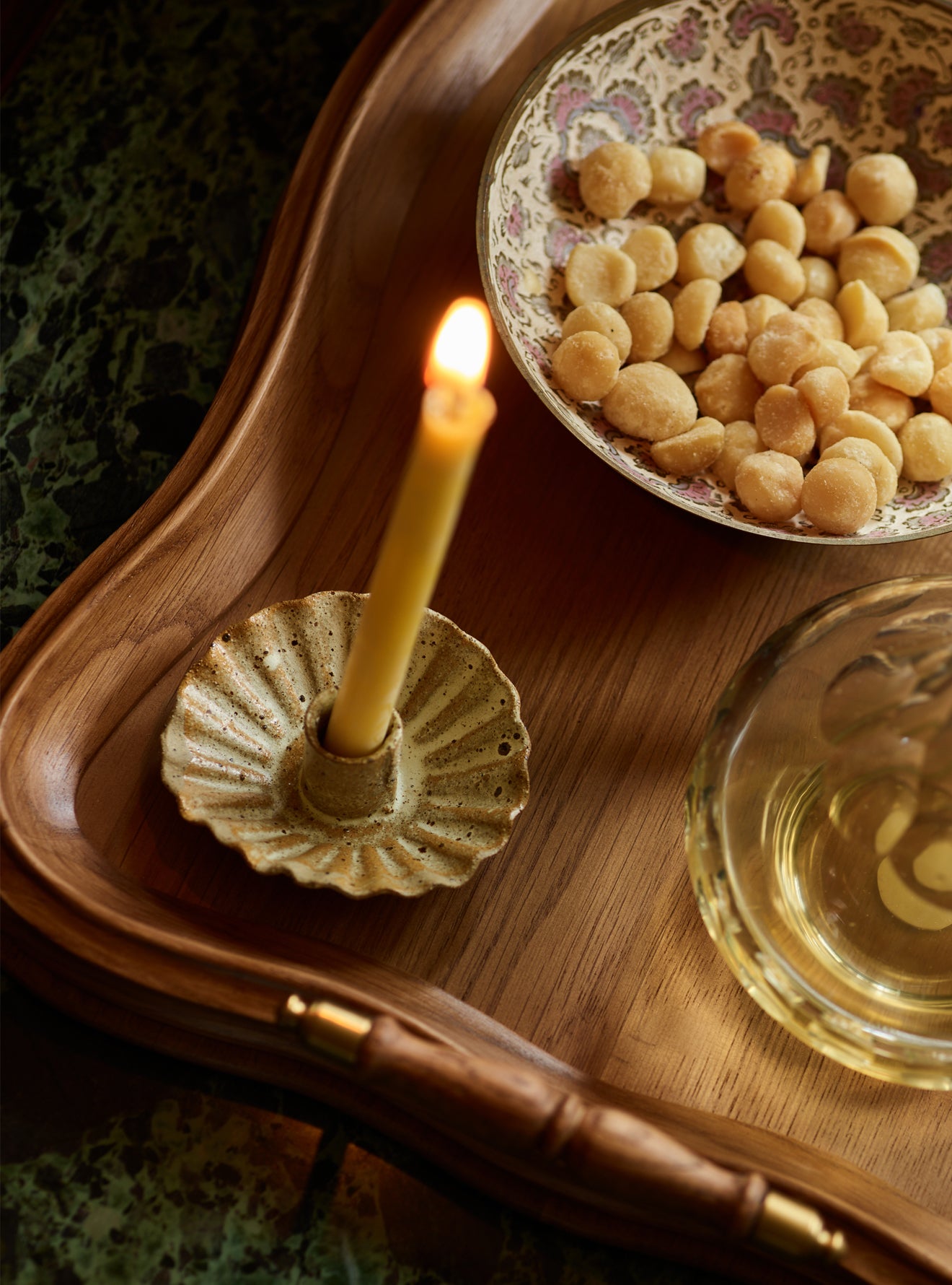 Beeswax Candles, Slim, Set of Four