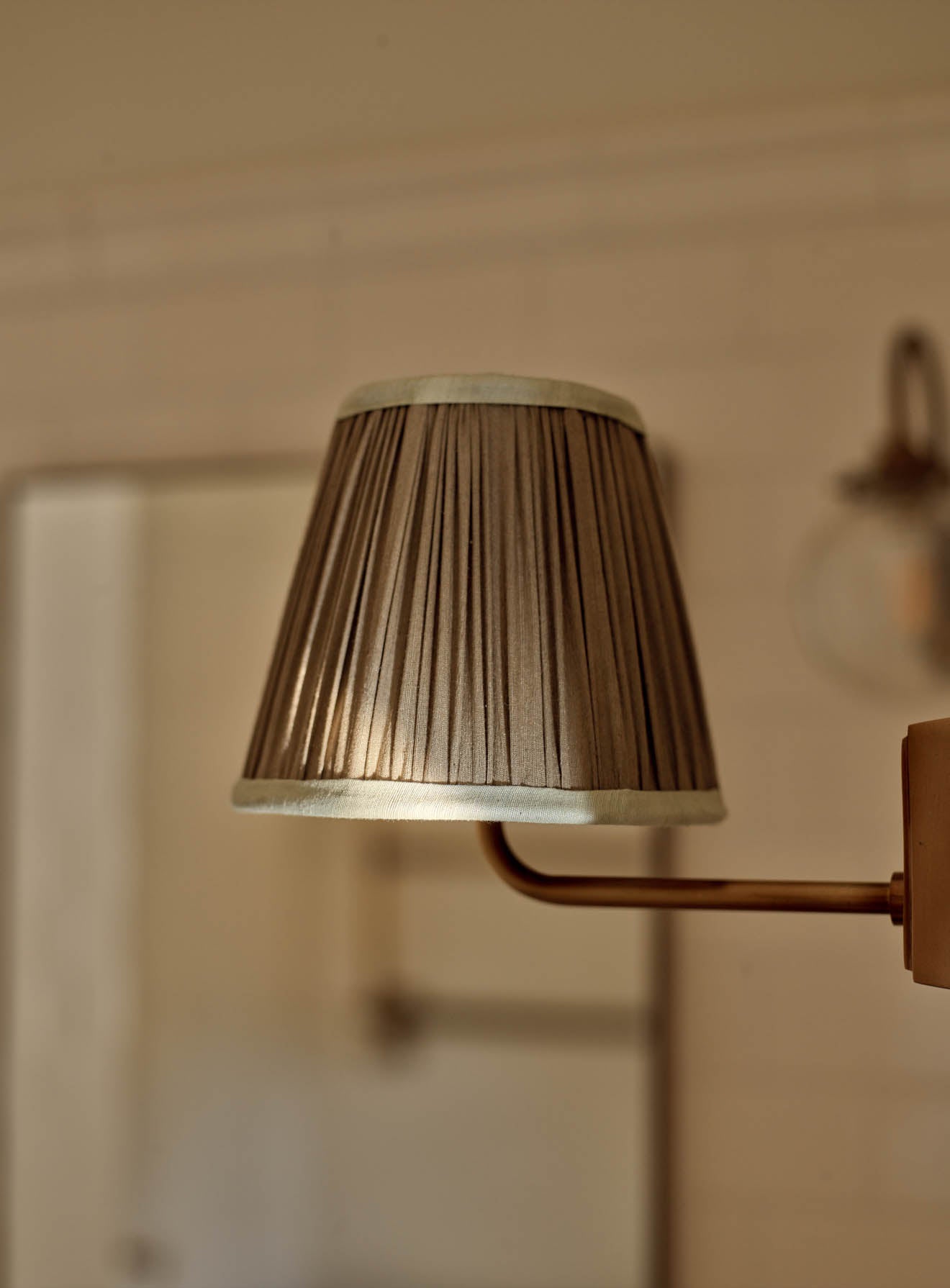 Irving Bathroom Wall Light, Antique Brass