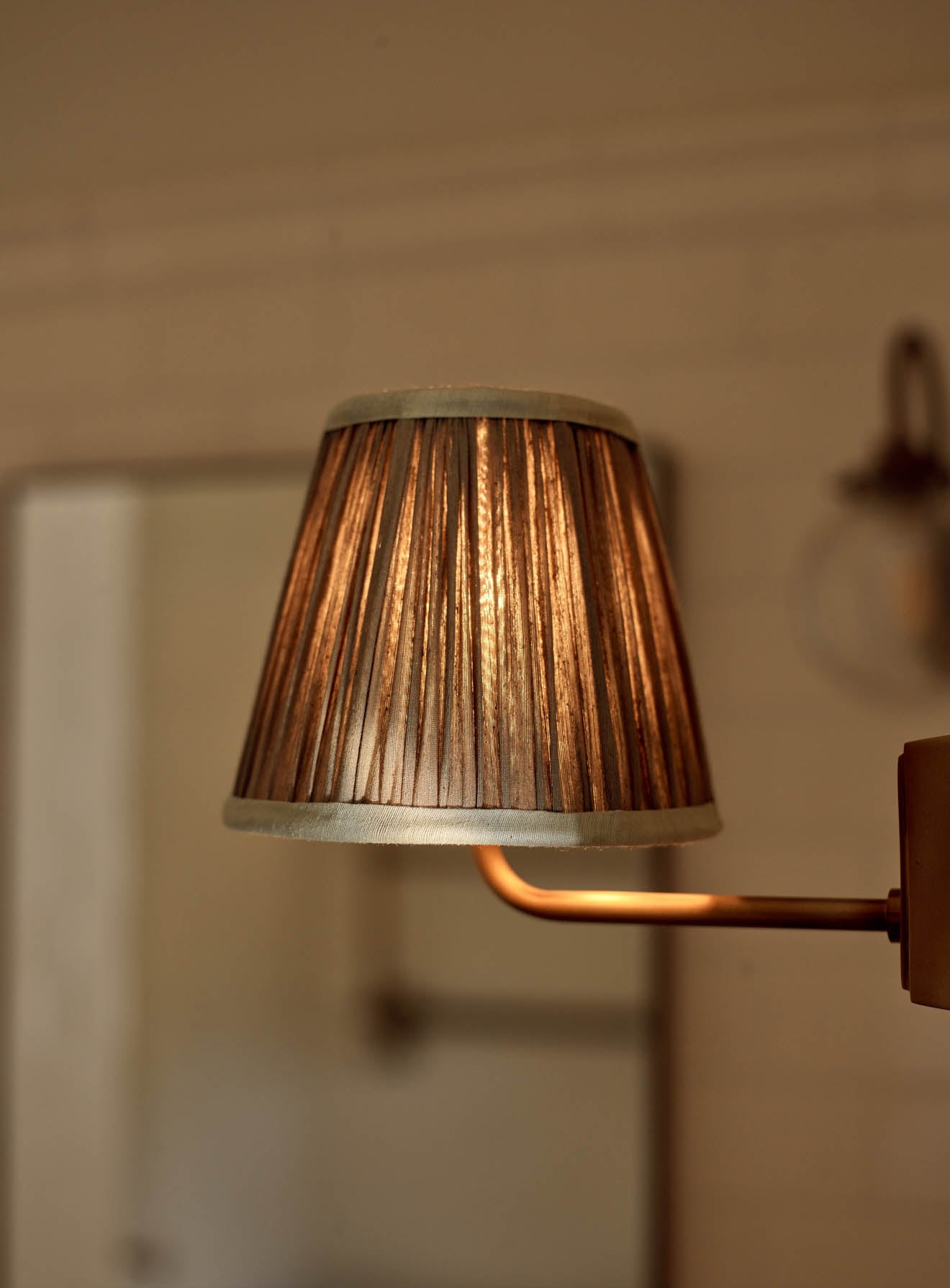 Irving Bathroom Wall Light, Antique Brass