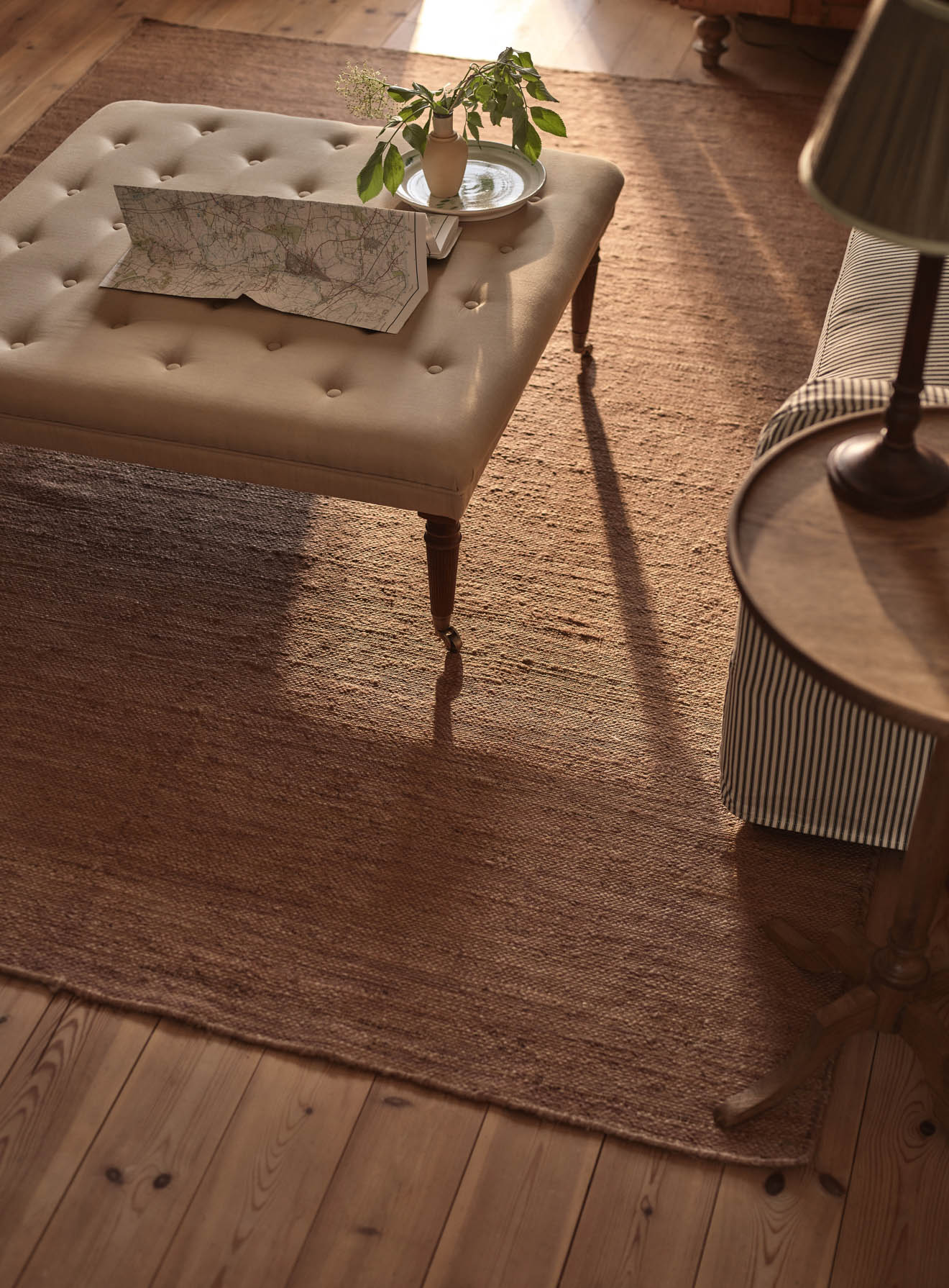 Otto - Natural Brown Jute Rug | Rowen & Wren