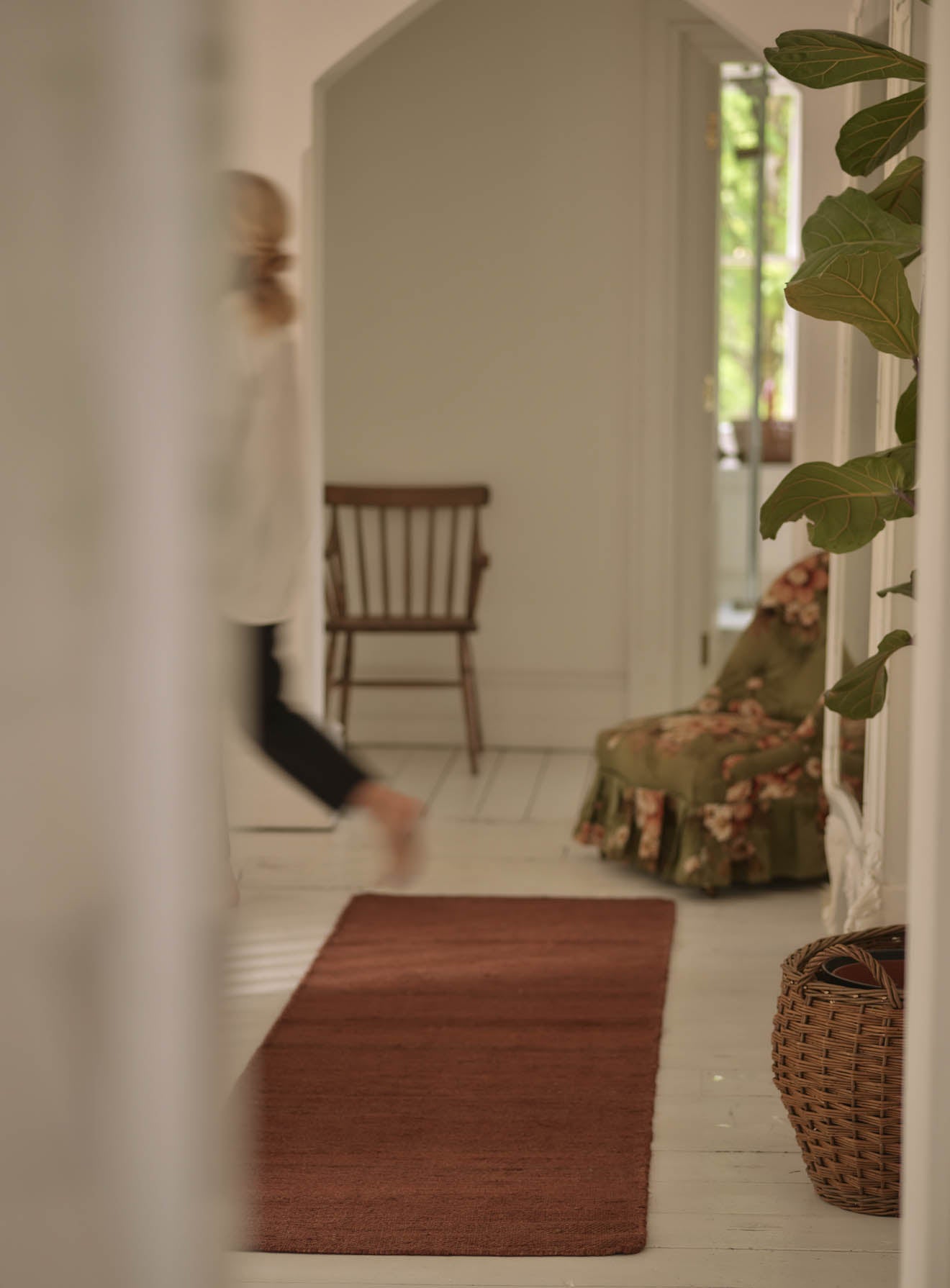Otto Jute Rug, Runner, Rust – Rowen & Wren