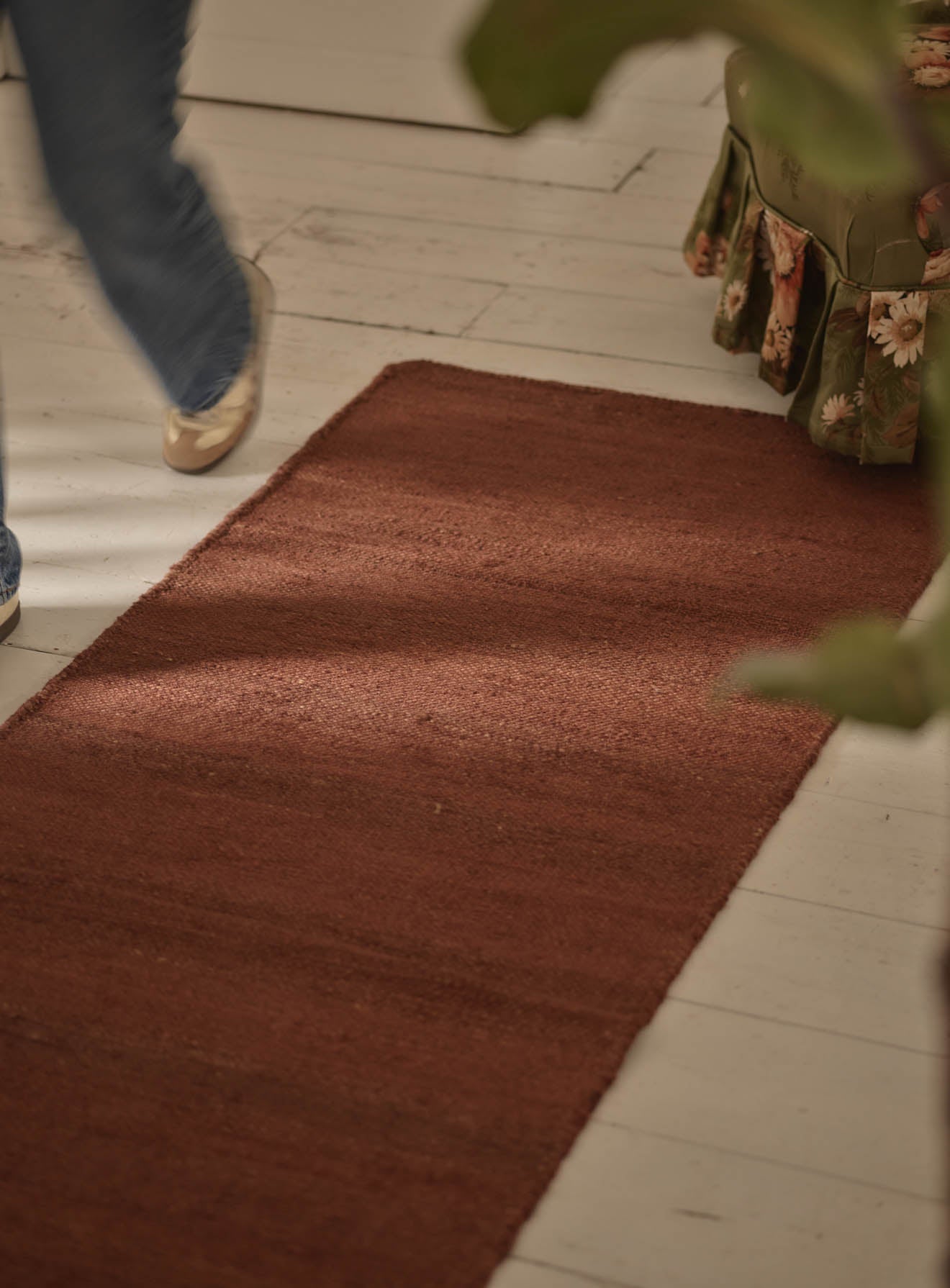 Otto Jute Rug, Runner, Rust – Rowen & Wren