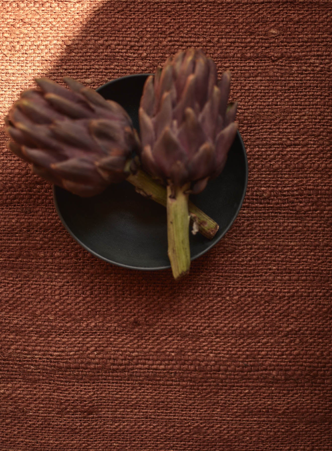 Otto - Rust Brown Natural Jute Rug | Rowen & Wren