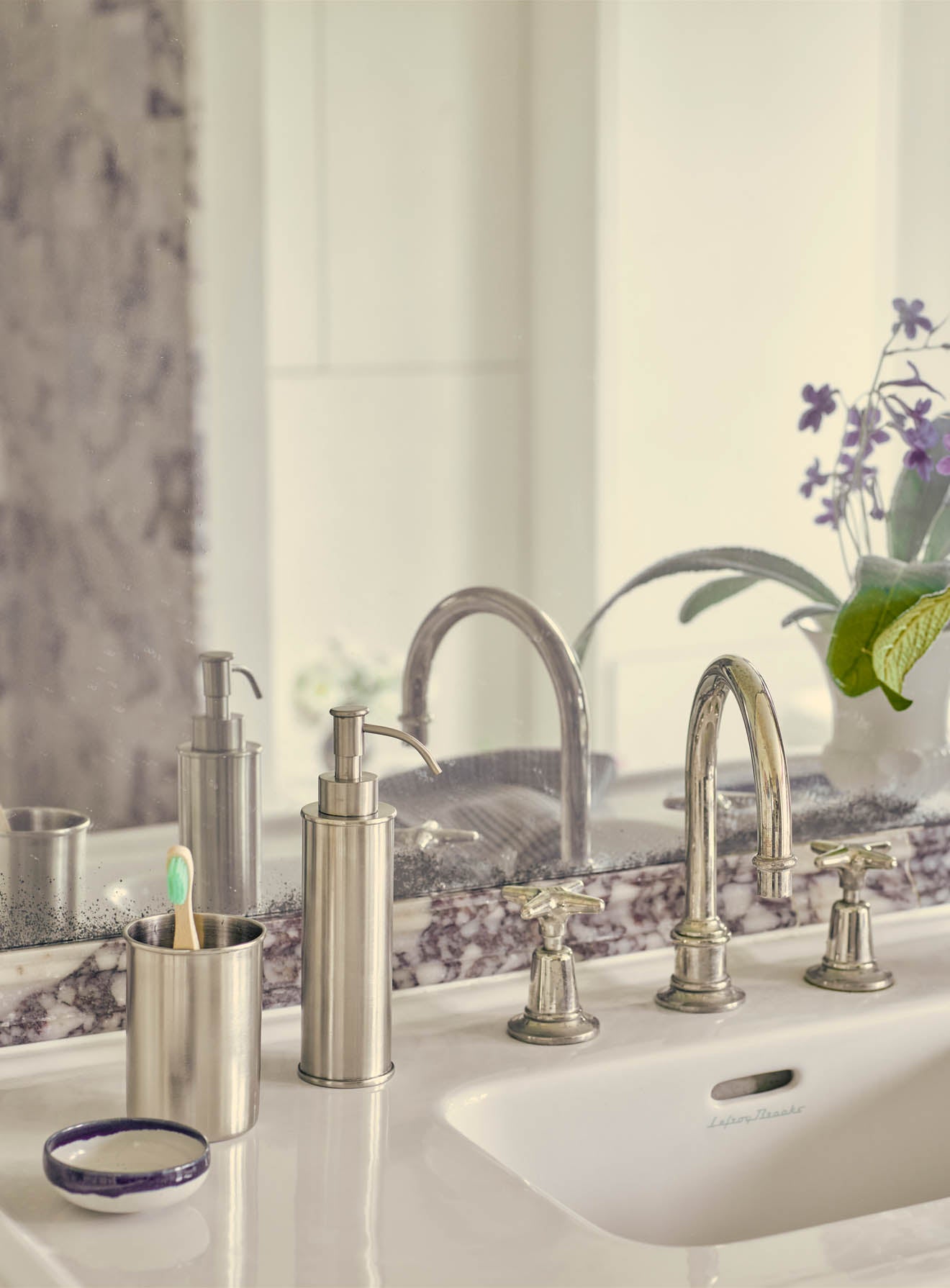 Rowen & Wren Bilton Soap Pump, Matt Nickel