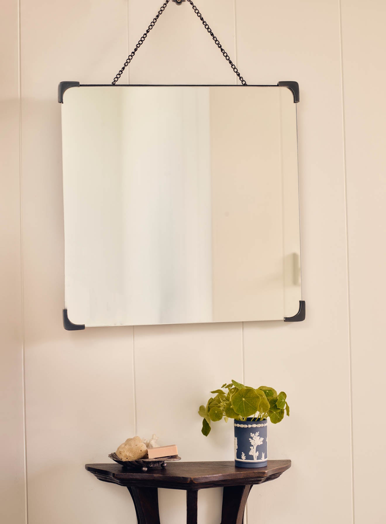 Bilton Bathroom Mirror Blackened Brass