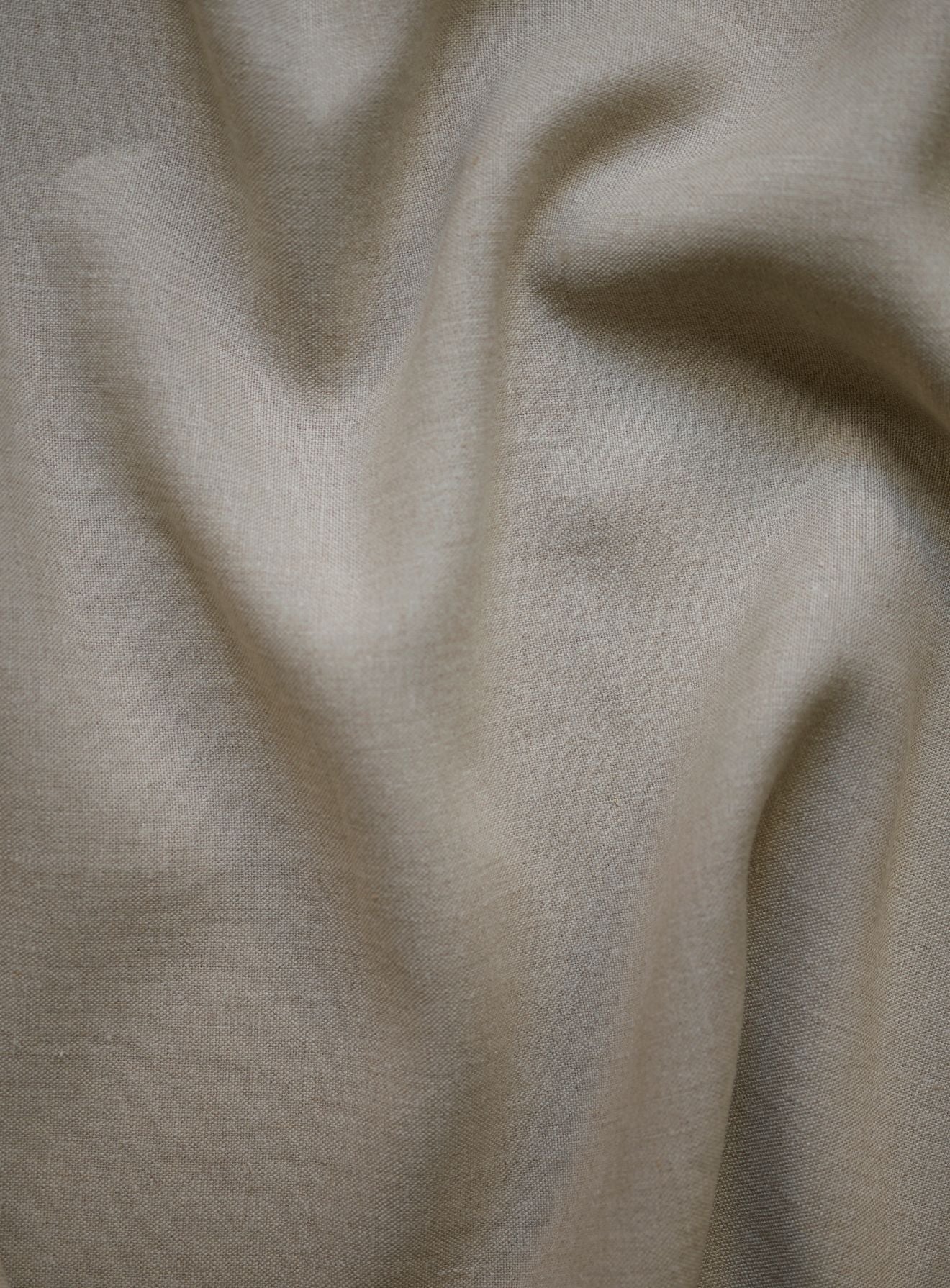 Freyer Footstool, Square, Natural Linen