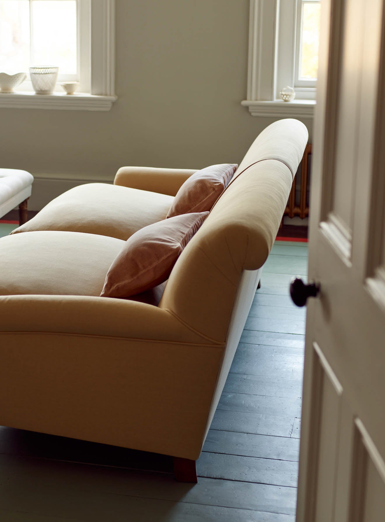 Remy Sofa, Three Seater, Soft Sage Cotton