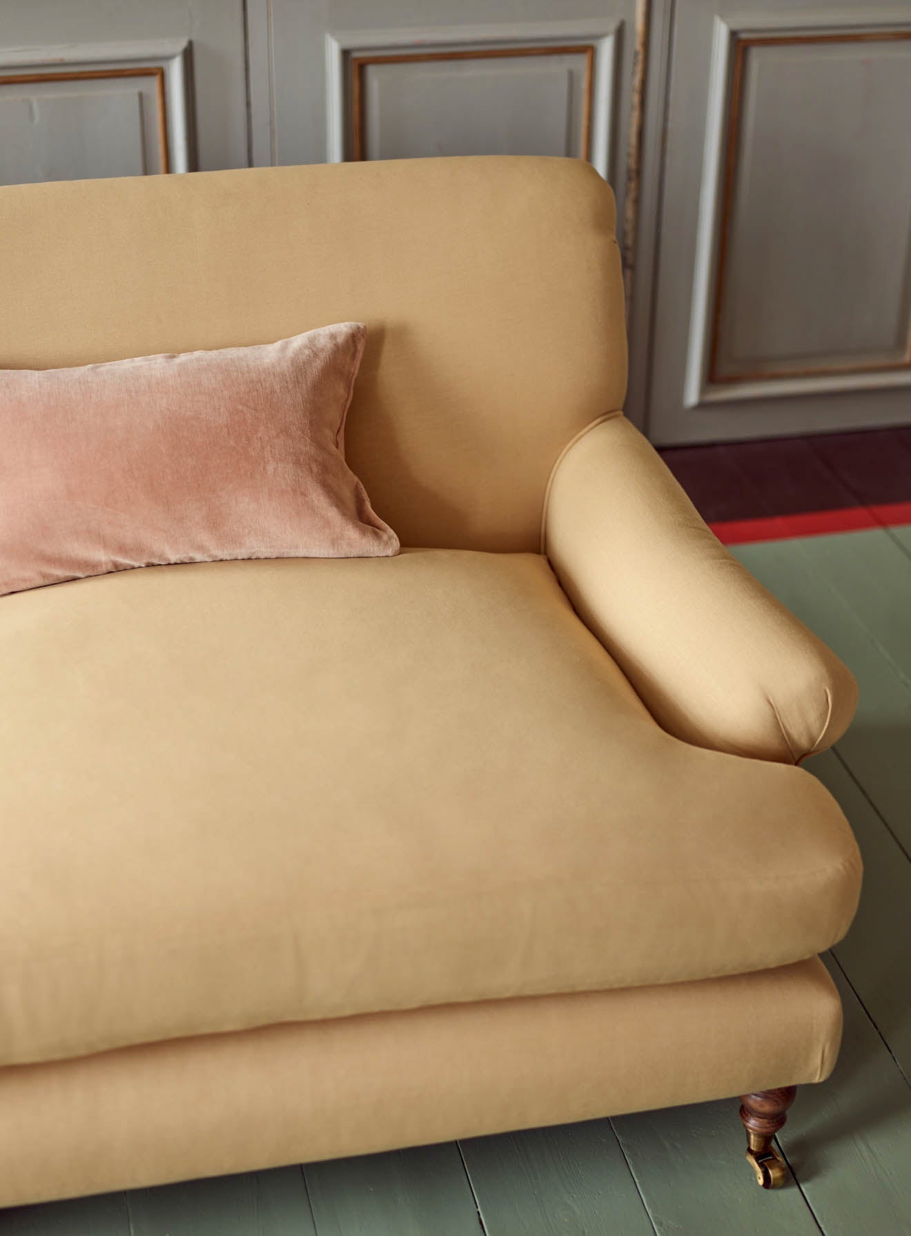 Remy Sofa, Three Seater, Soft Sage Cotton