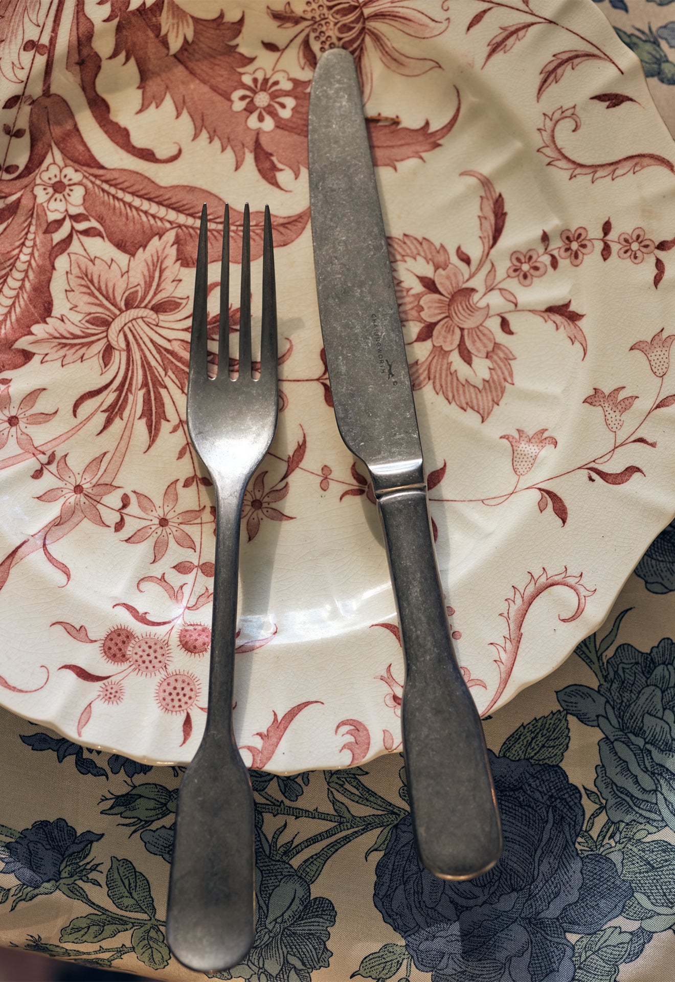 Vintage Satin Cutlery, 42 Piece Set
