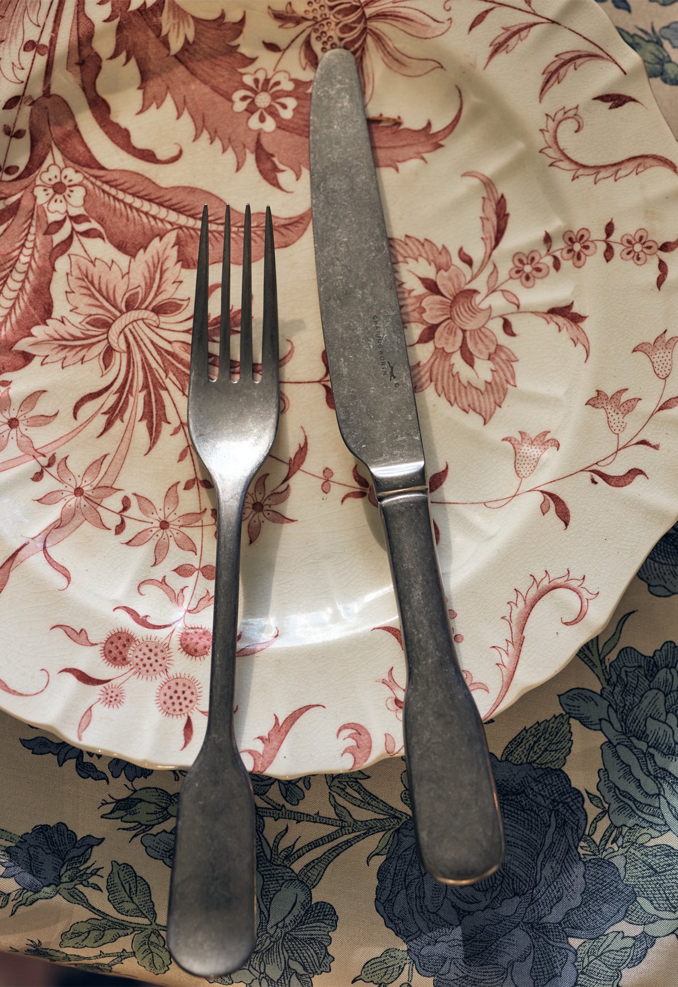 Vintage Satin Cutlery Table Knife