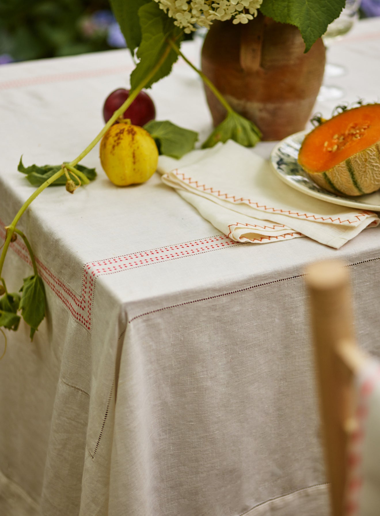 Hand Embroidered Tablecloth