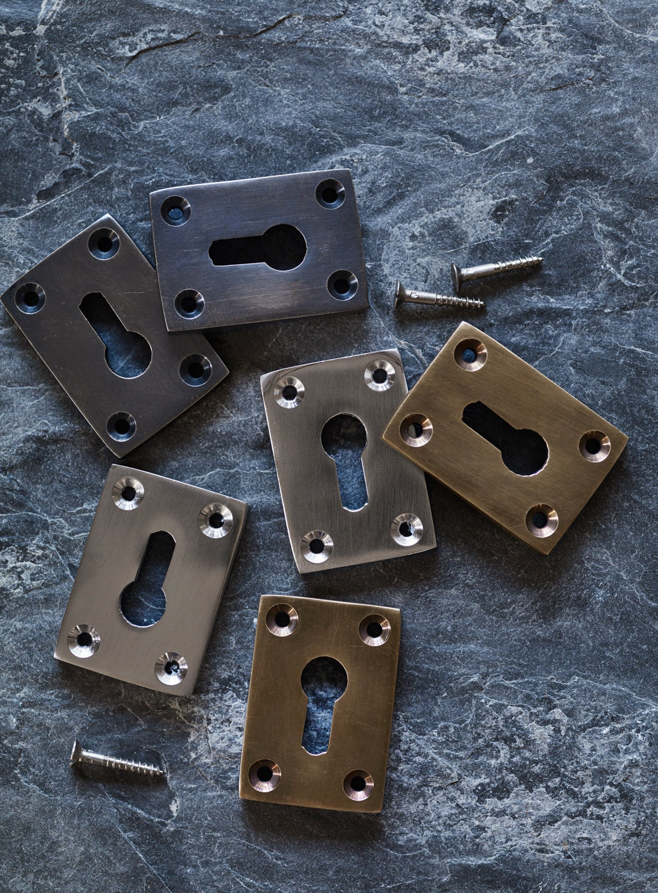 Grove Rectangular Escutcheon, Matt Nickel