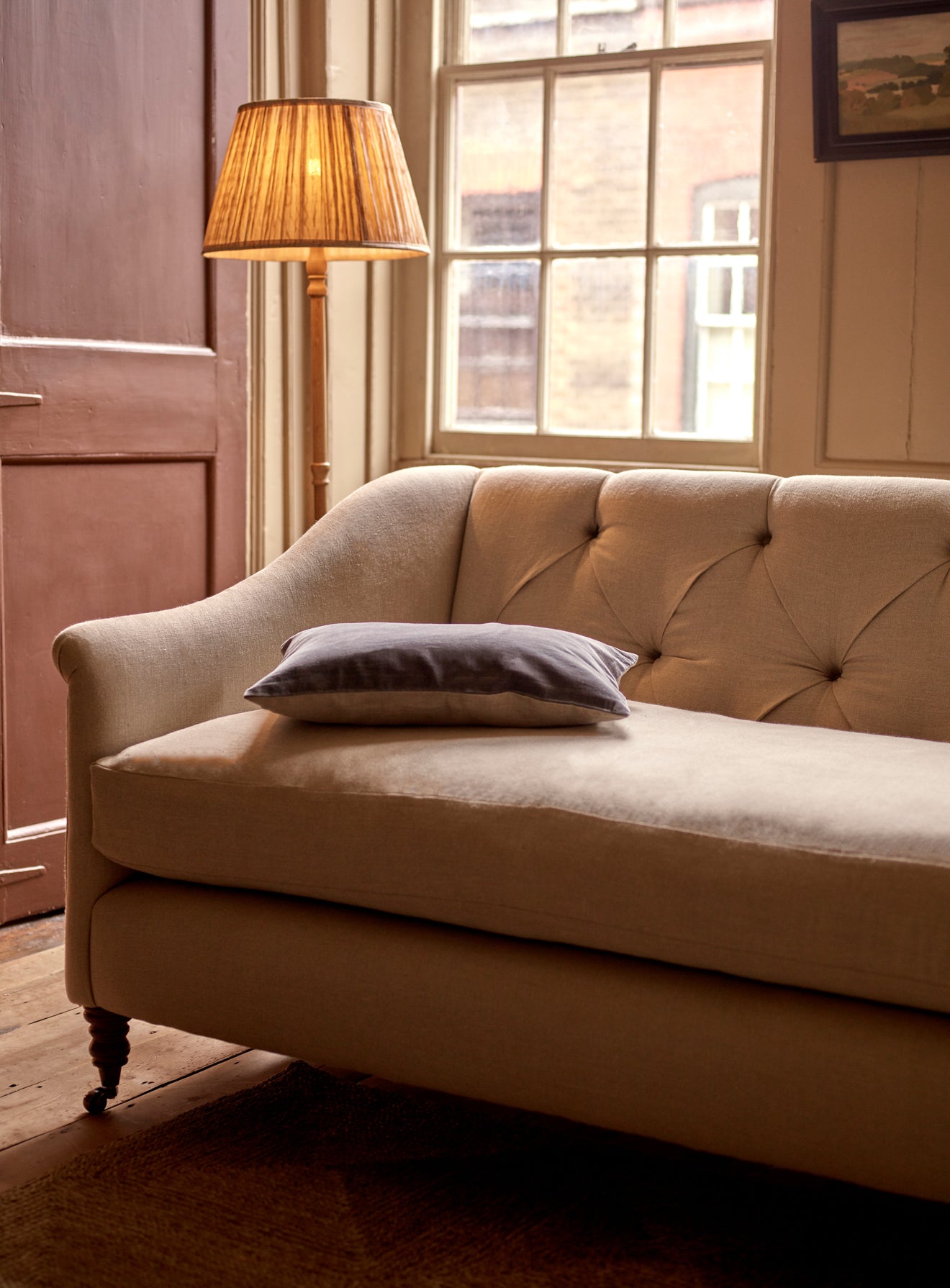 Elbert Sofa, Moss Wool