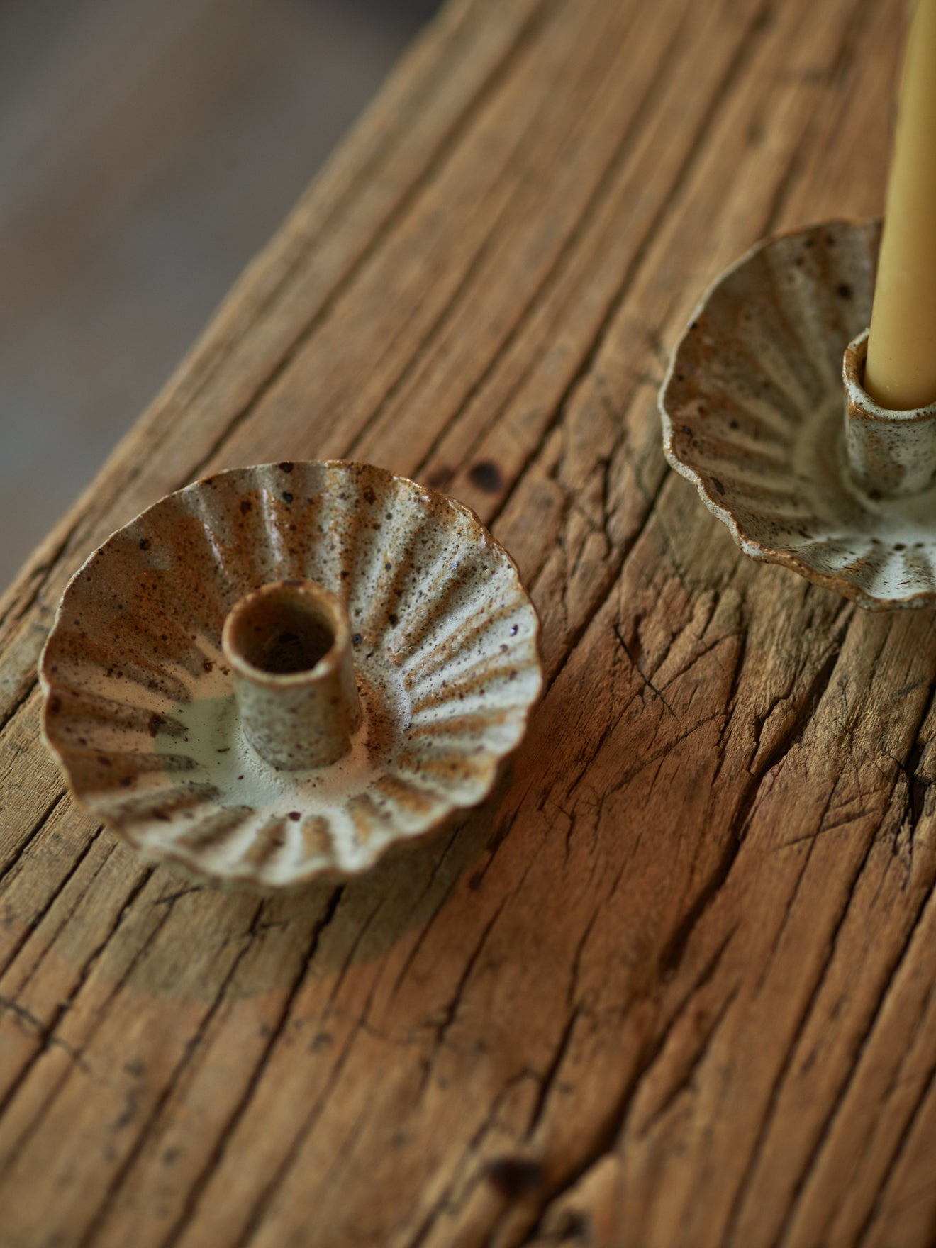 Florence Scalloped Candle Holder