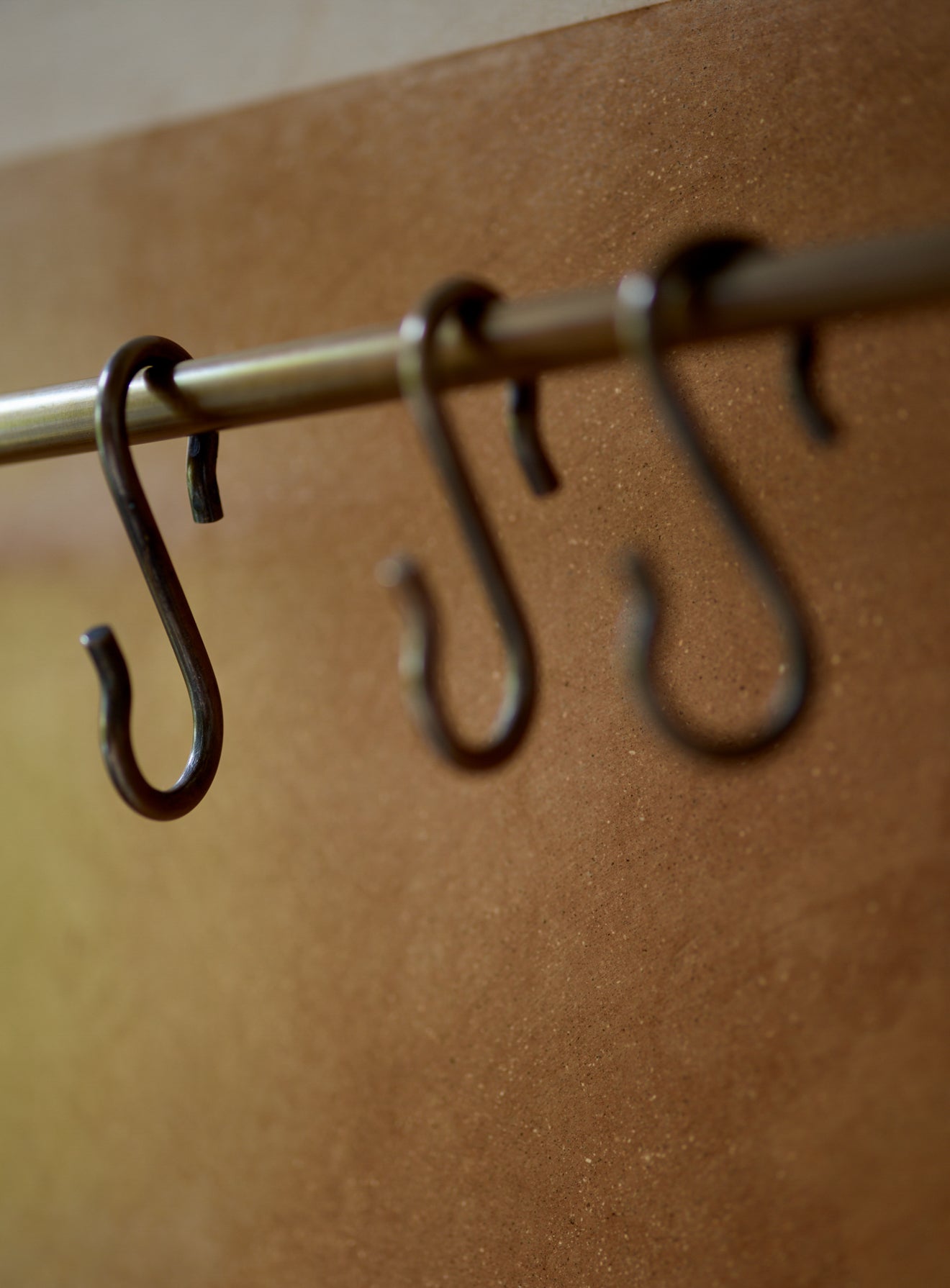 Grove S Hooks Set Three Antique Brass