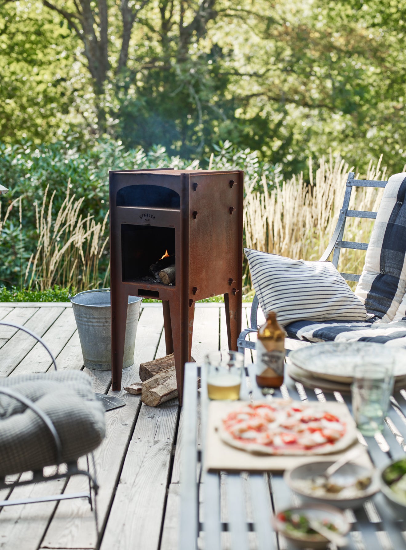 Rusted Outdoor Pizza Oven