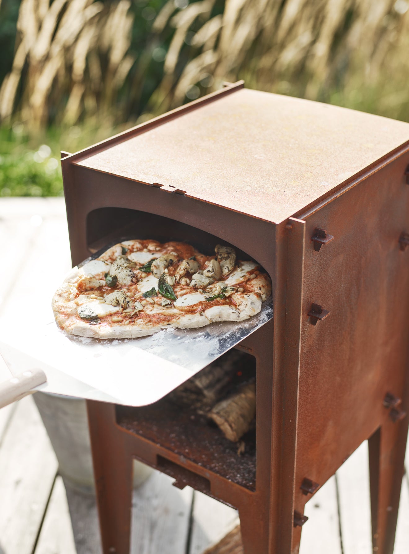 Rusted Outdoor Pizza Oven